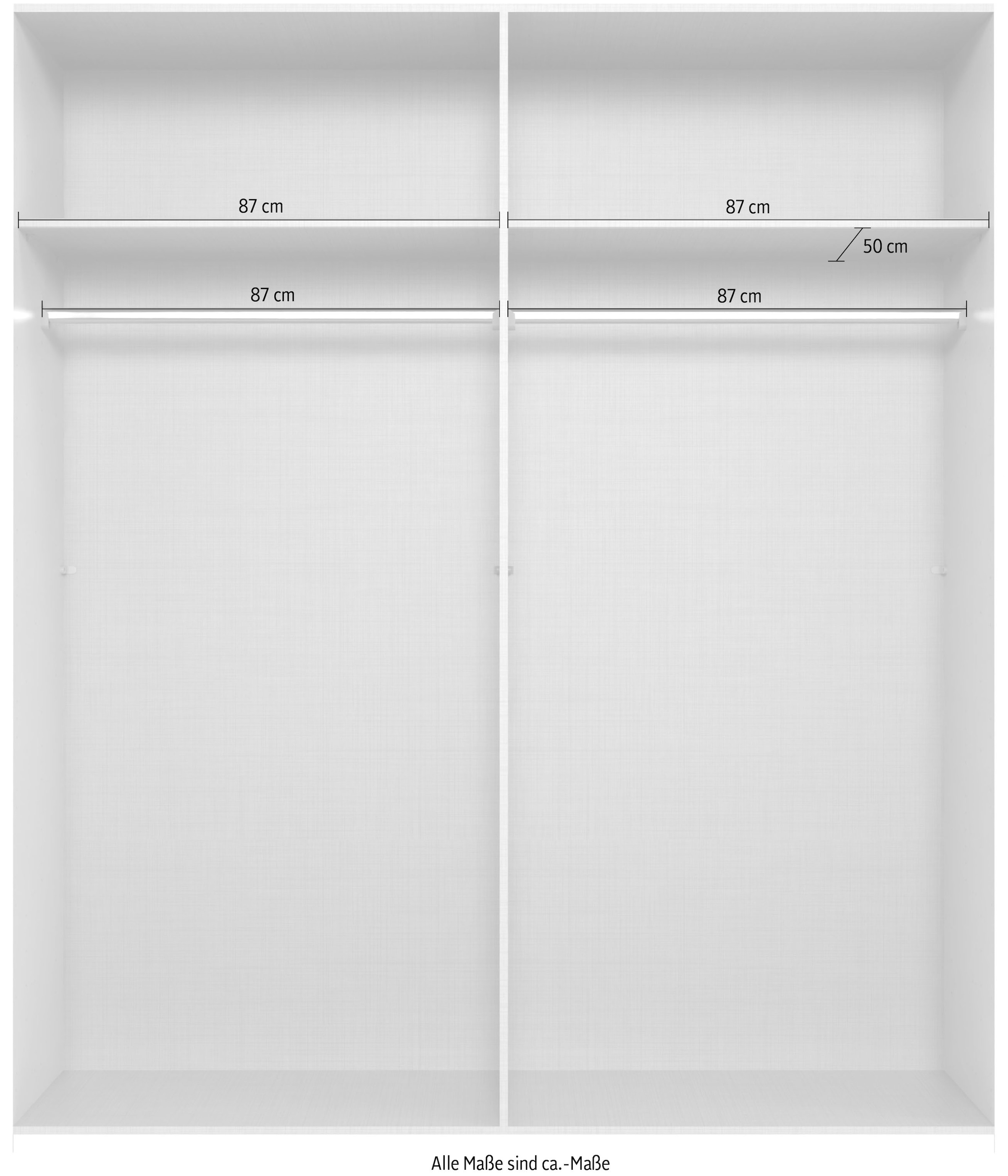 Wimex Drehtürenschrank »London, erhältlich in den Breiten 180cm, 225cm oder 270cm« wahlweise mit Basic- oder Premium-Ausstattung erhältlich