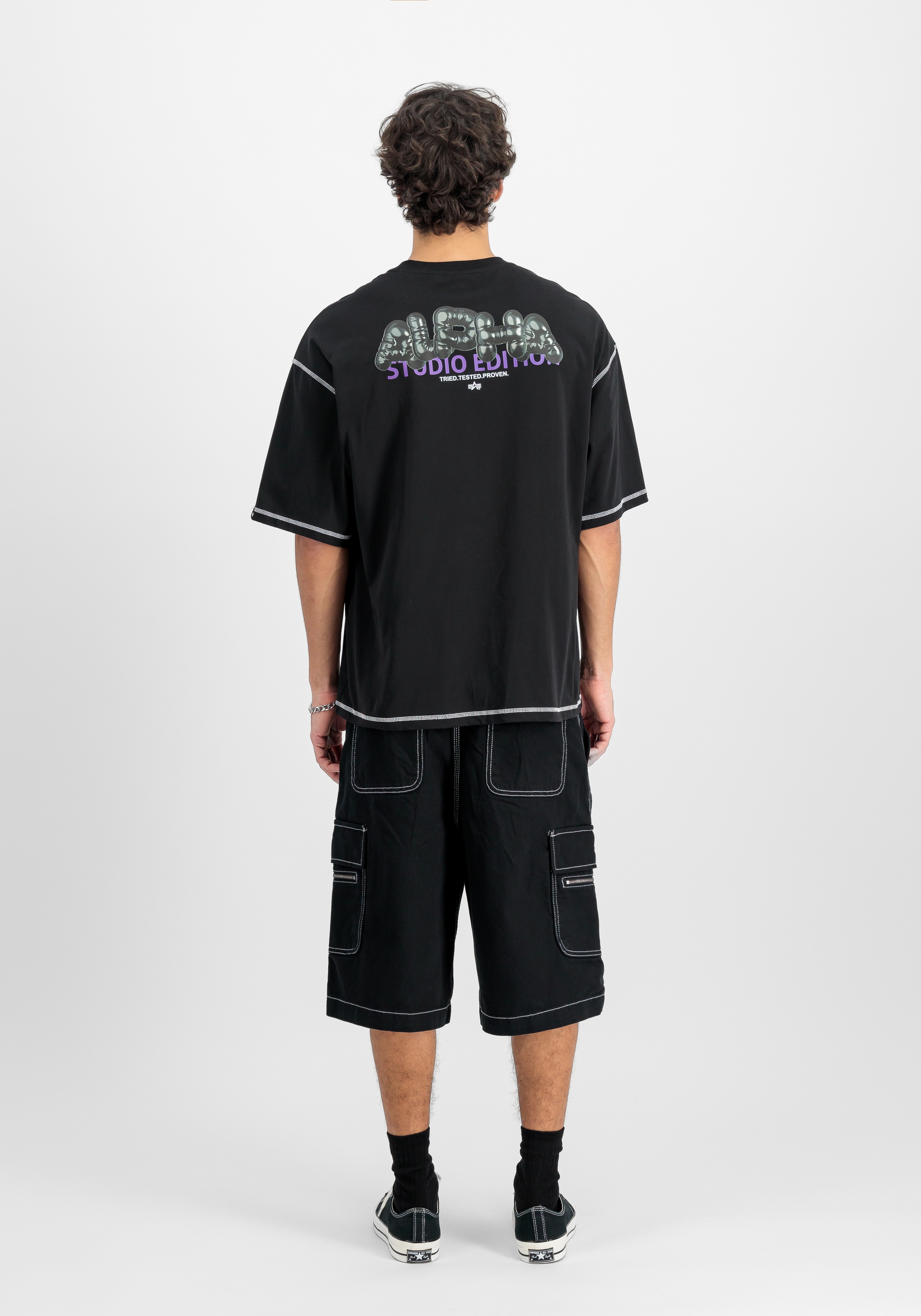 Alpha Industries T-Shirt »Studio Bubble Backprint T-Shirt«