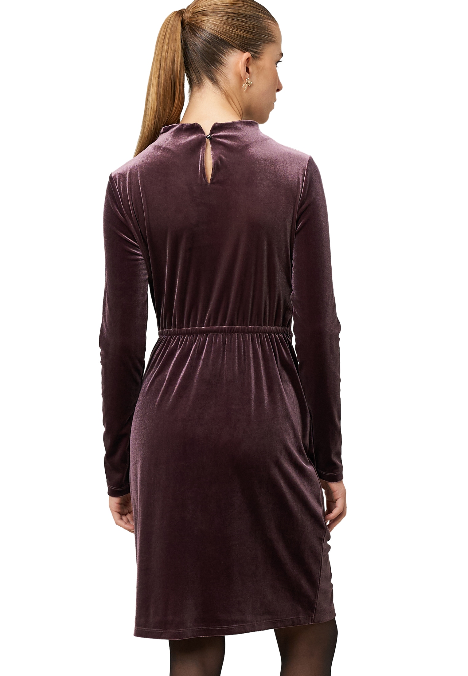 Zero Samtkleid »Samtkleid mit Raffungen«