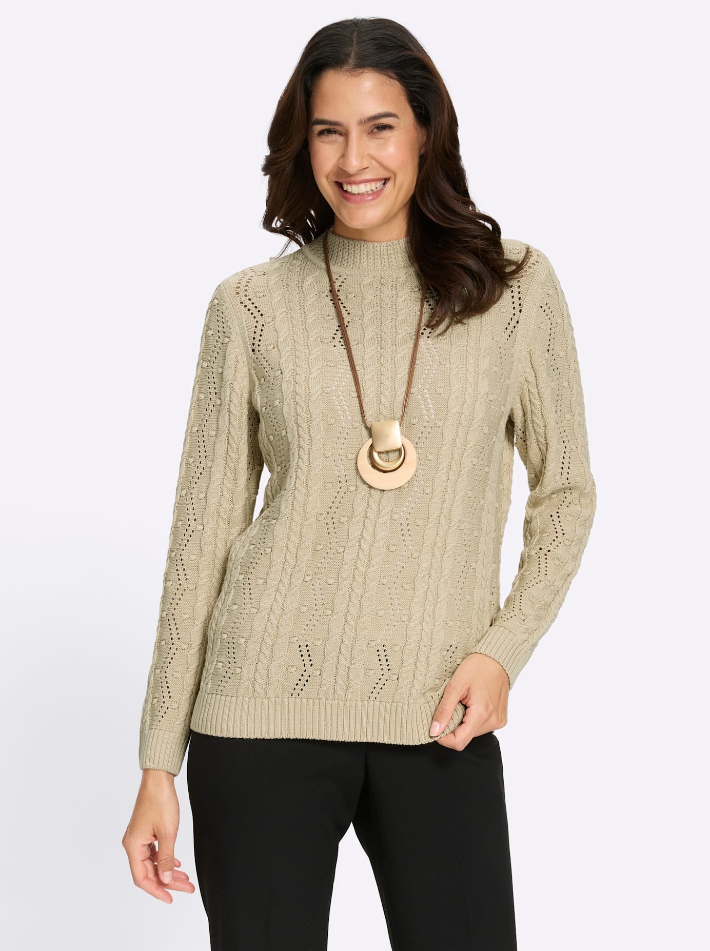 Inspirationen Stehkragenpullover »Stehkragen-Pullover«
