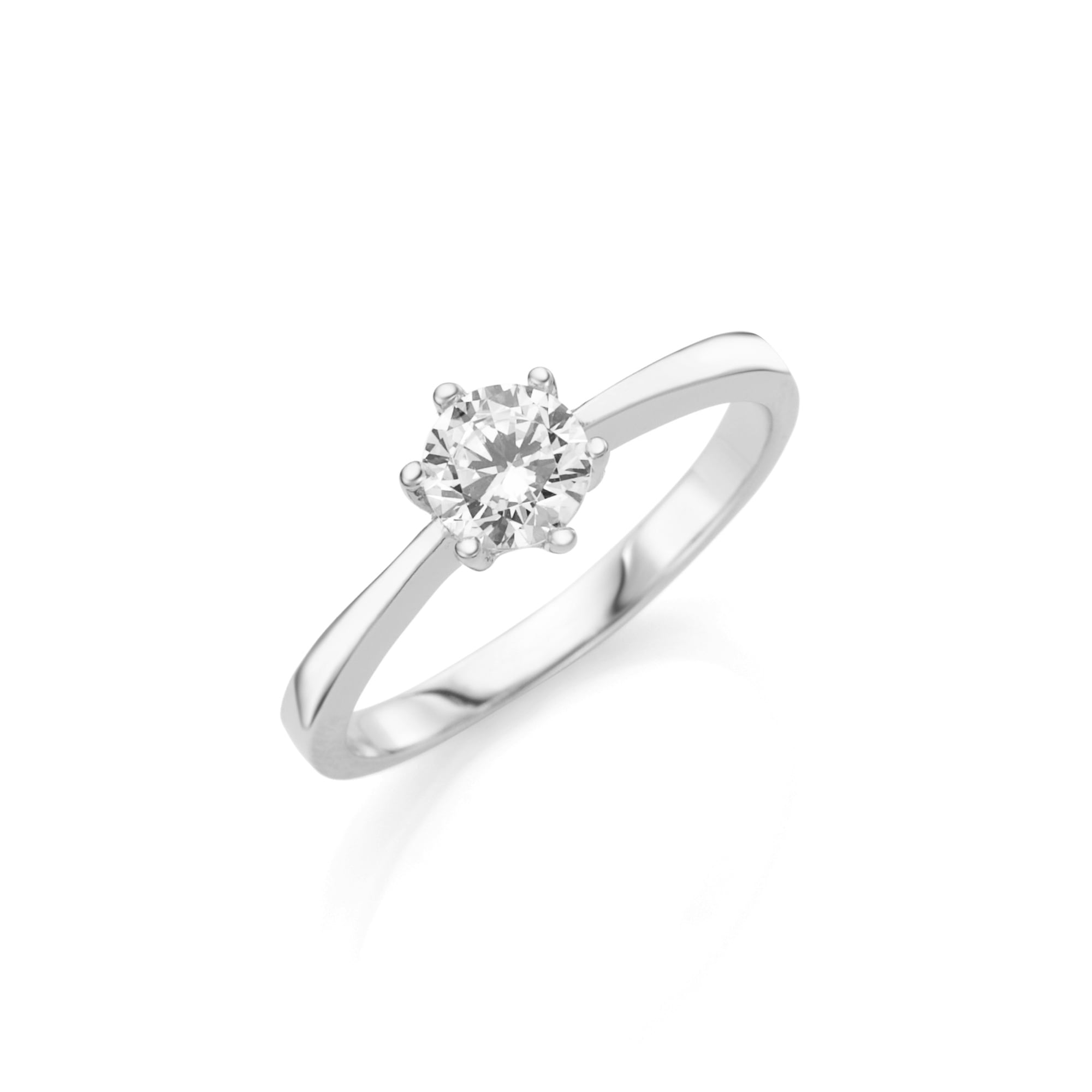 OTTO Online Stein, bezaubernd Silber »Ring Zirkonia und Jewel Smart klassisch, Shop Verlobungsring im 925«