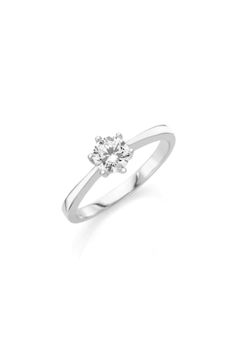 Verlobungsring »Ring bezaubernd und klassisch, Zirkonia Stein, Silber 925«