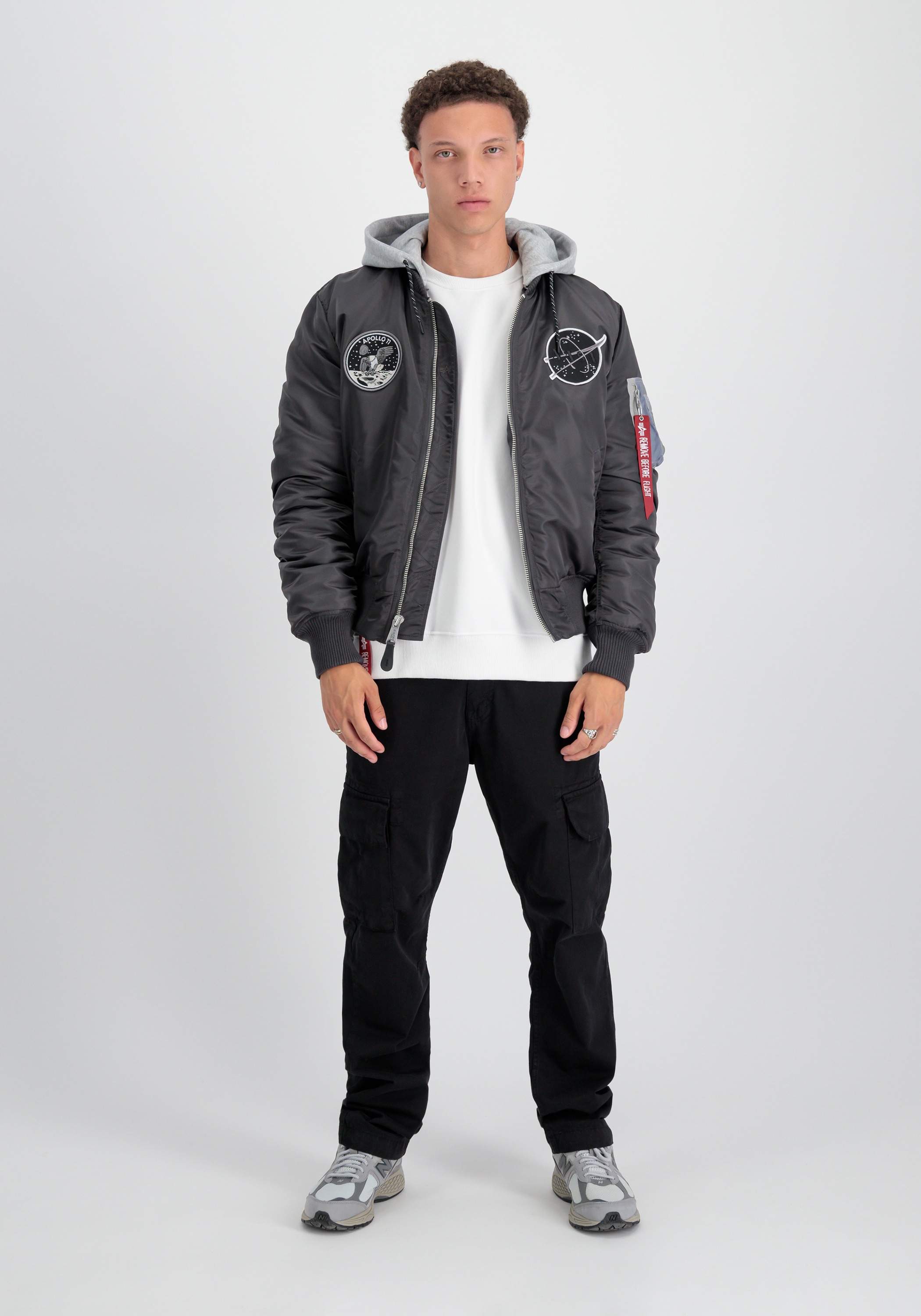 Alpha Industries Bomberjacke »Alpha Industries Men - Bomber Jackets MA-1 VF Hood Dark Side«