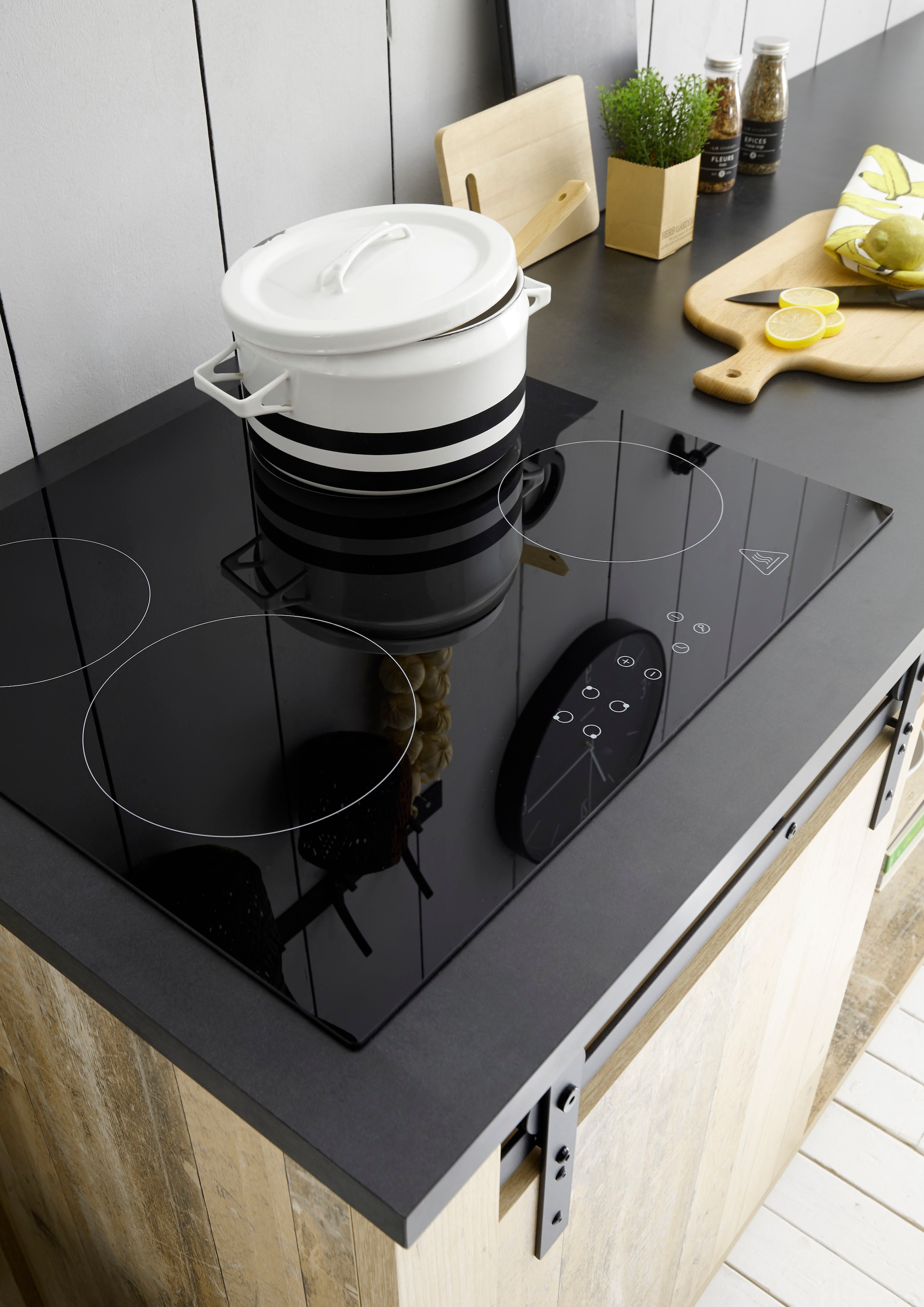 Home affaire Küche »Sherwood«, Breite 240 cm, ohne E-Geräte