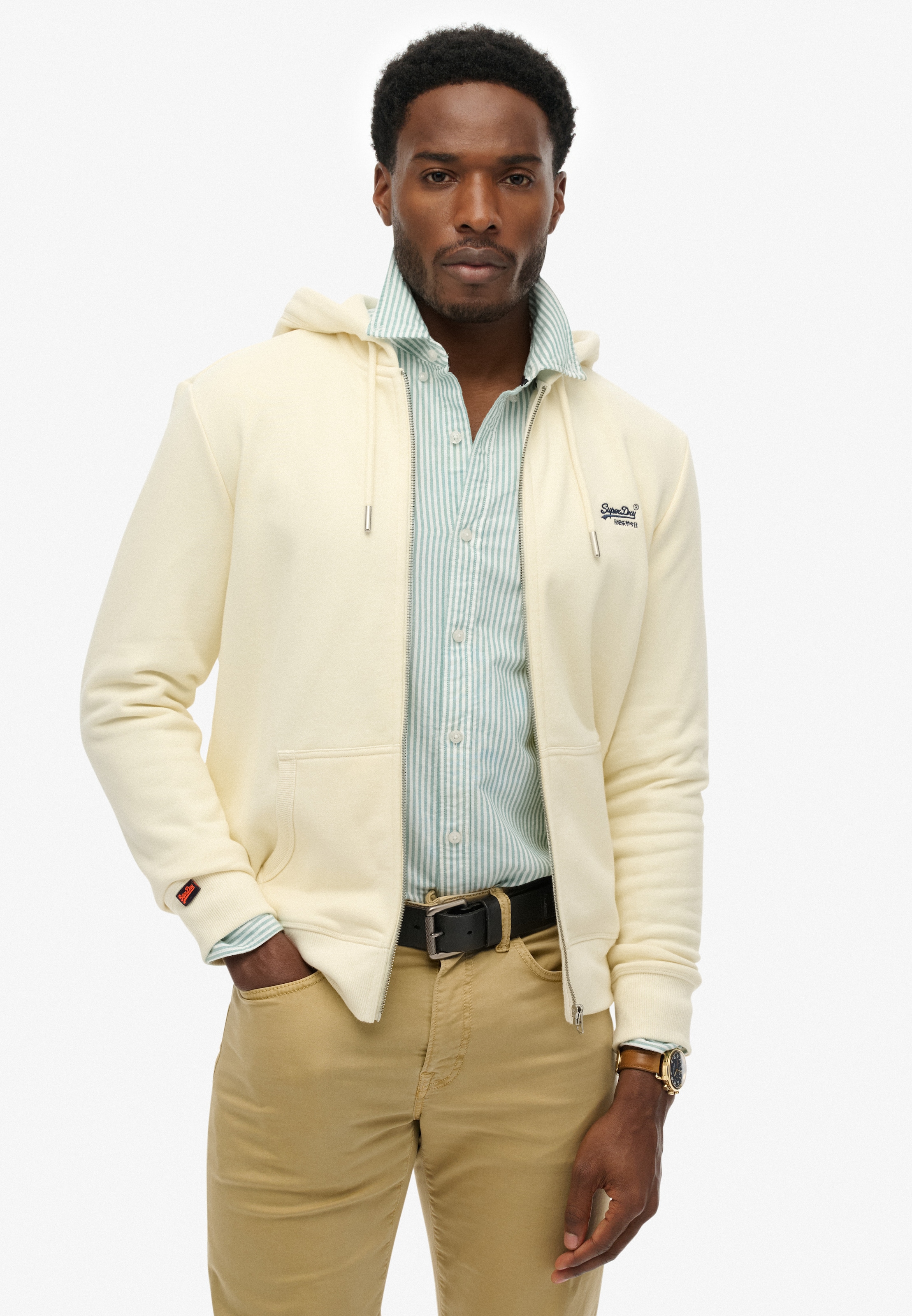 Superdry Kapuzensweatjacke »ESSENTIAL LOGO ZIP HOODIE HB«