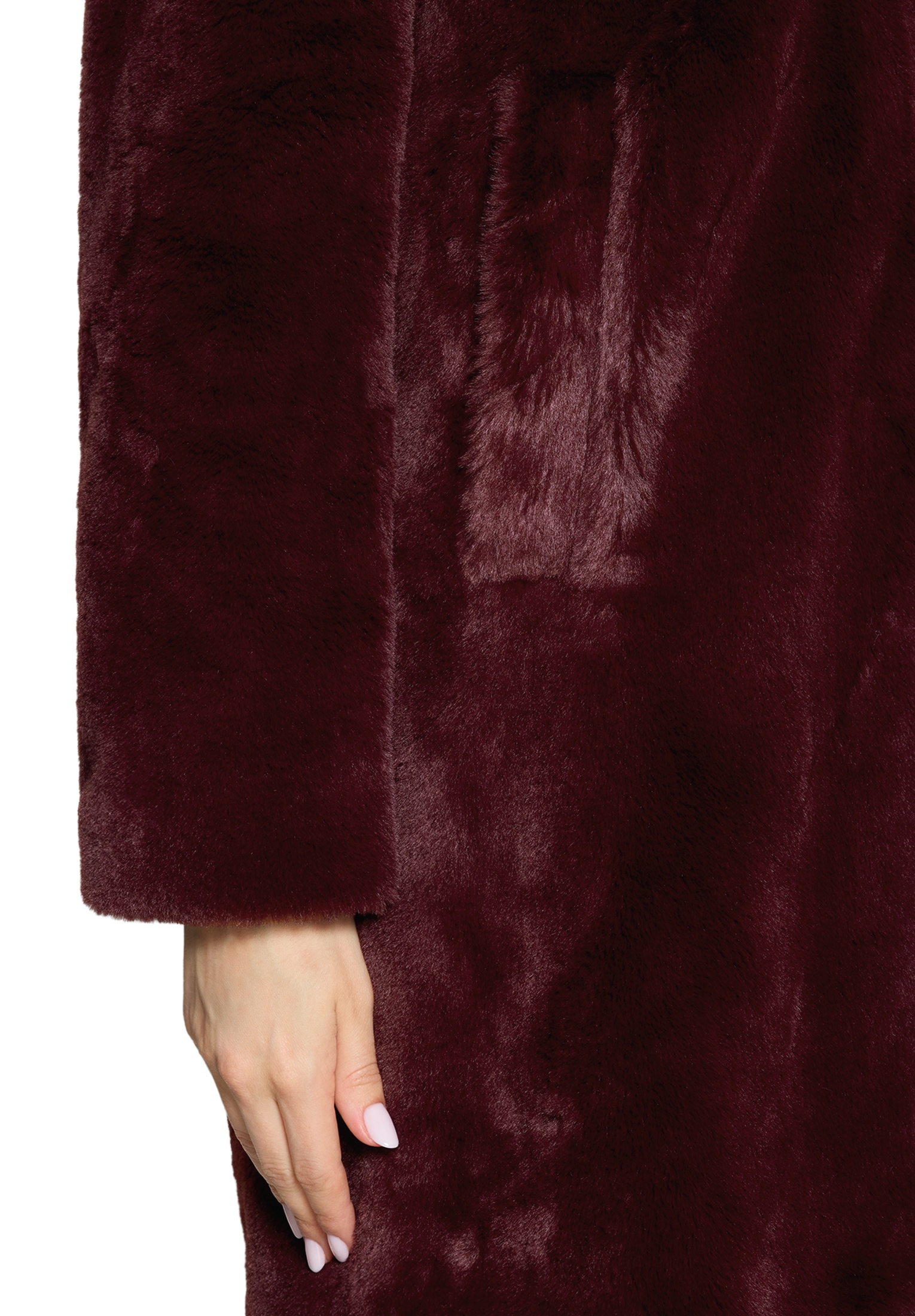 Betty Barclay Plüschjacke »Plüschjacke mit Kapuze«