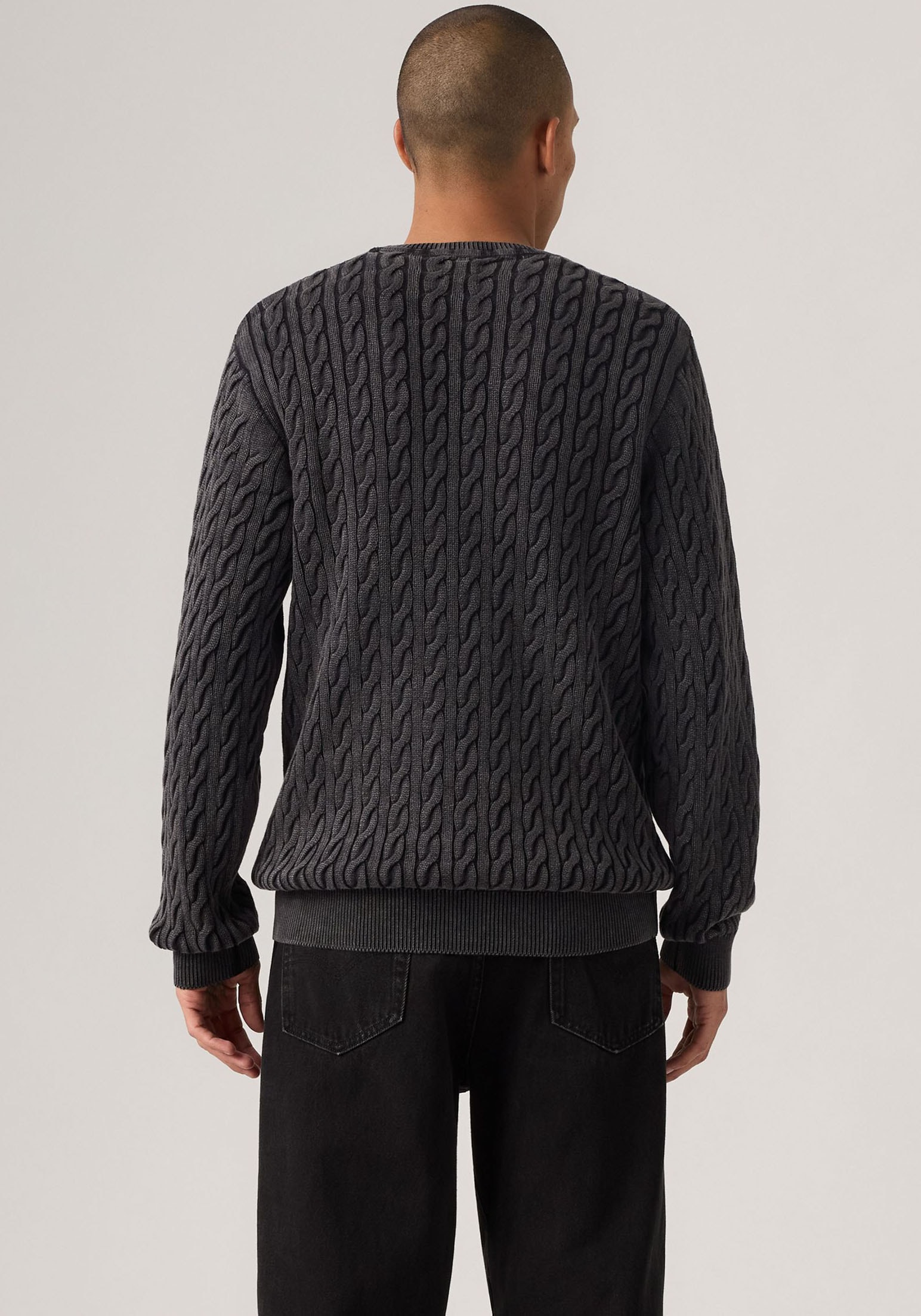 Levi's® Rundhalspullover »LV PRESIDIO«, mit Zopfmuster