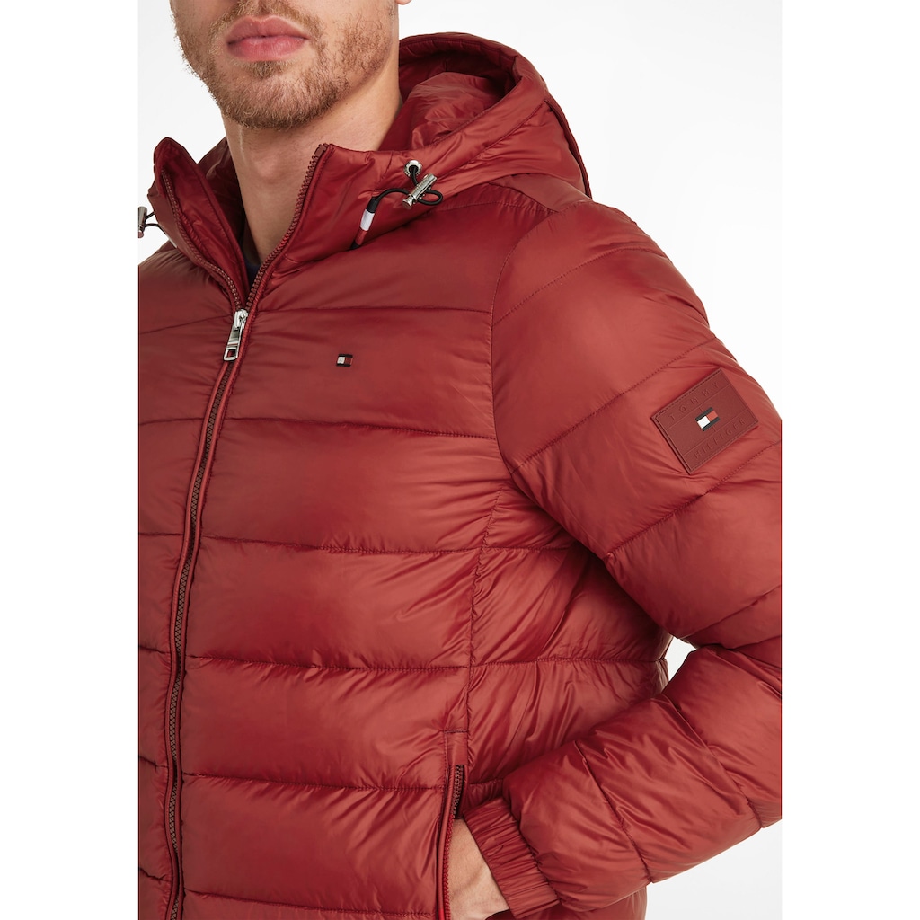 Tommy Hilfiger Steppjacke »QUILTED HOODED JACKET«, mit Kapuze