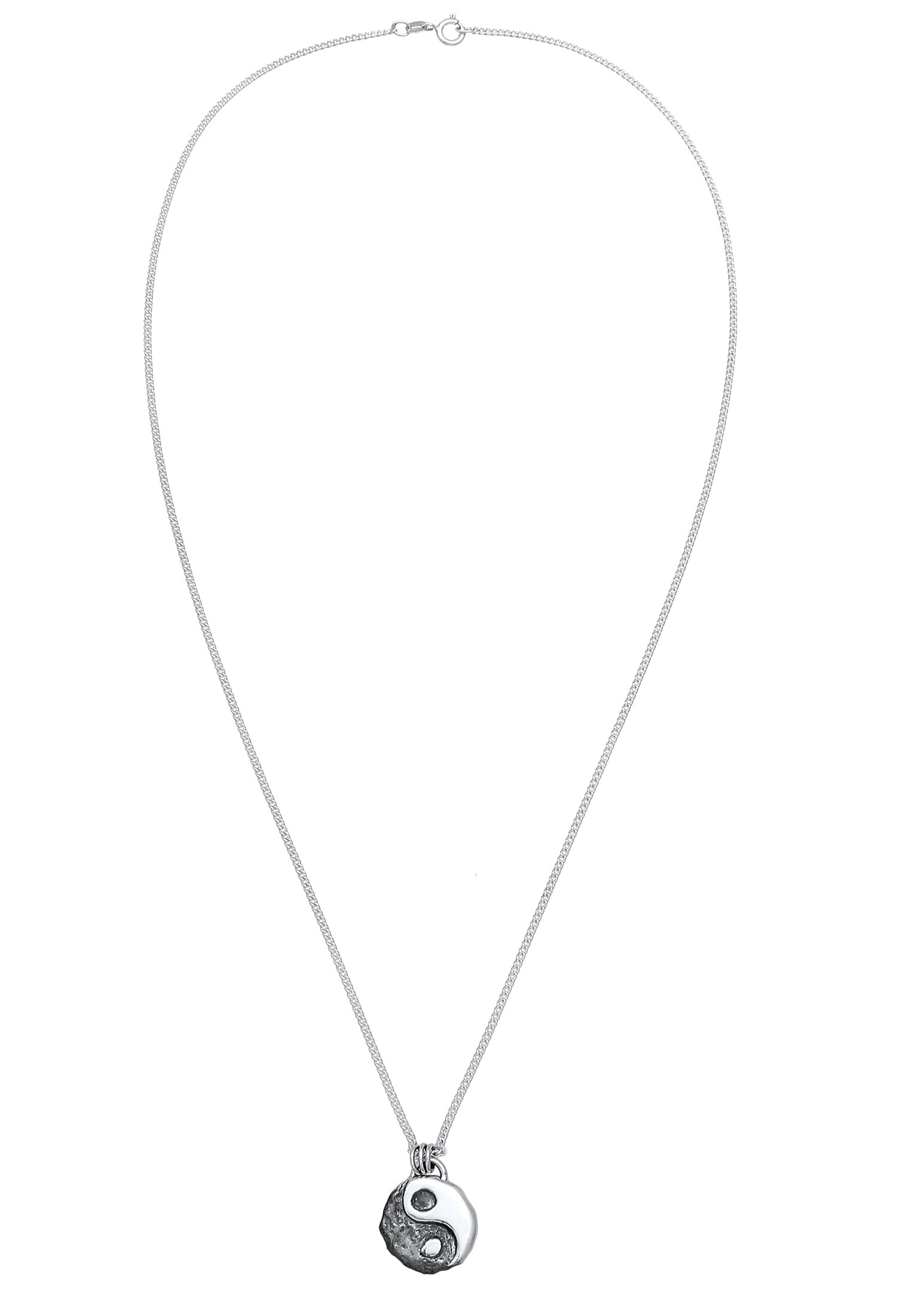 Kuzzoi Silberkette »Halskette Yin Yang Harmonie Freundschaft 925 Silber«