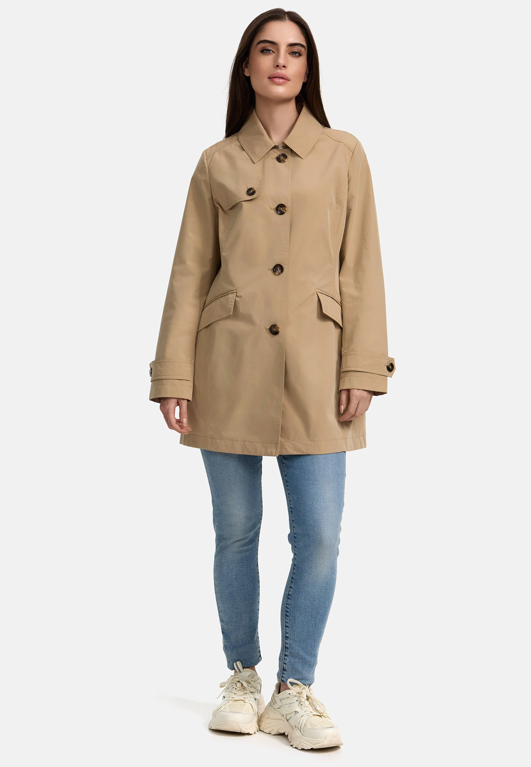 MANISA Trenchcoat, mit Koller
