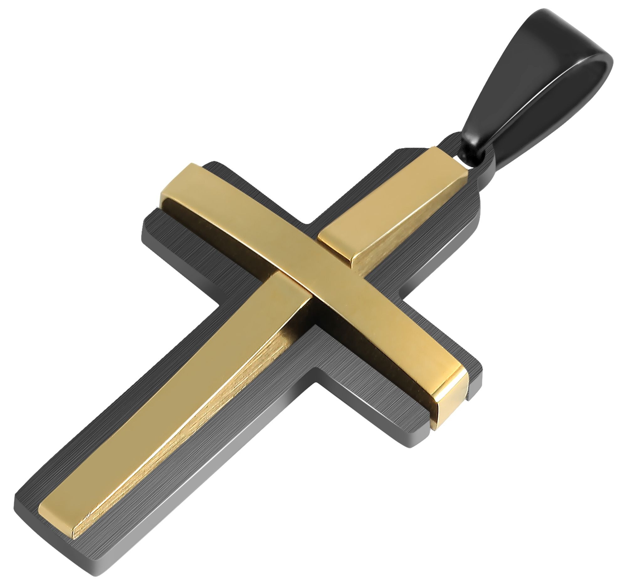 Adelia´s Kreuzanhänger »Unisex Anhänger ¿ Kreuz Kreuzanhänger aus Edelstahl«