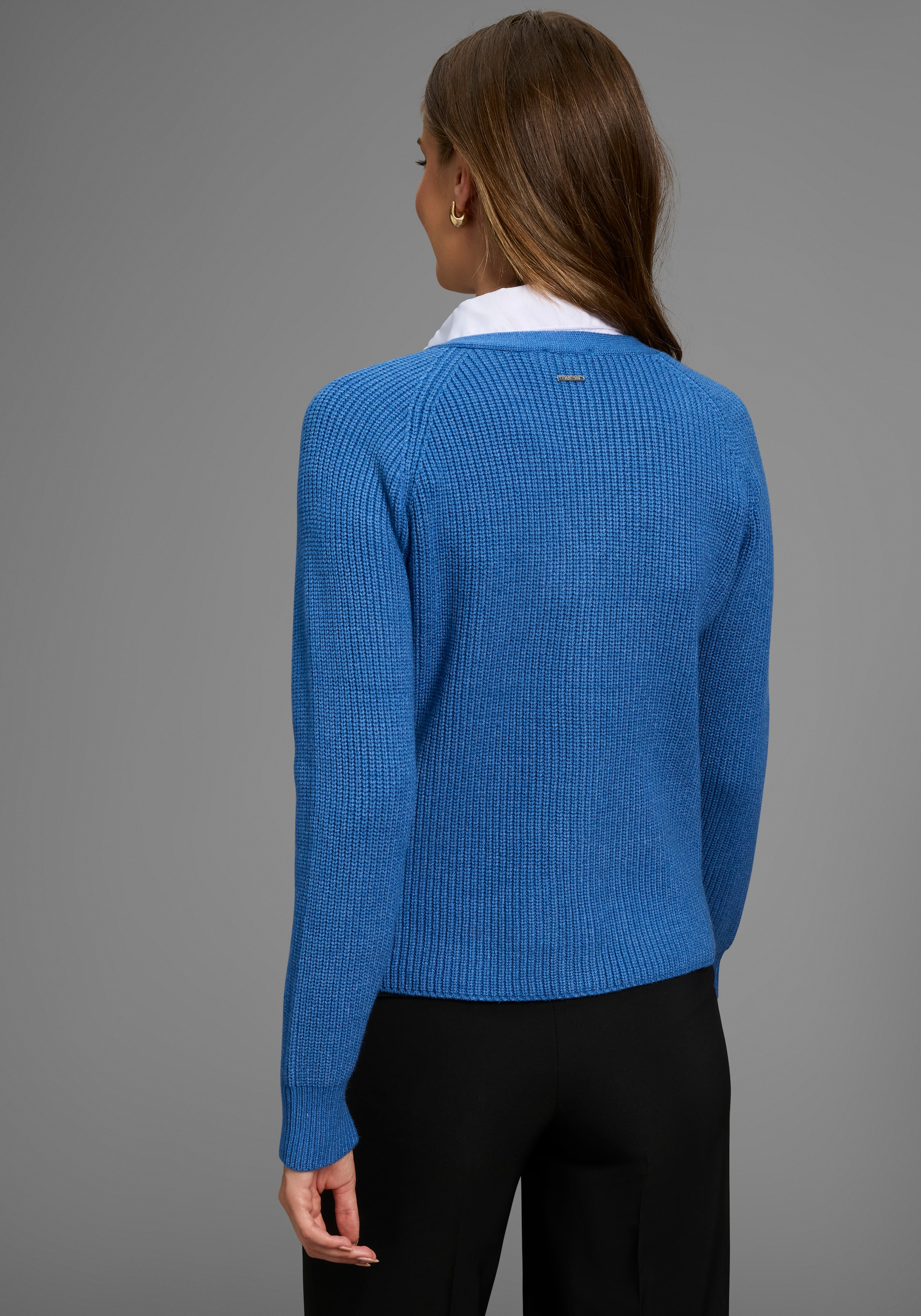 HECHTER PARIS Strickjacke, mit V-Ausschnitt - NEUE KOLLEKTION