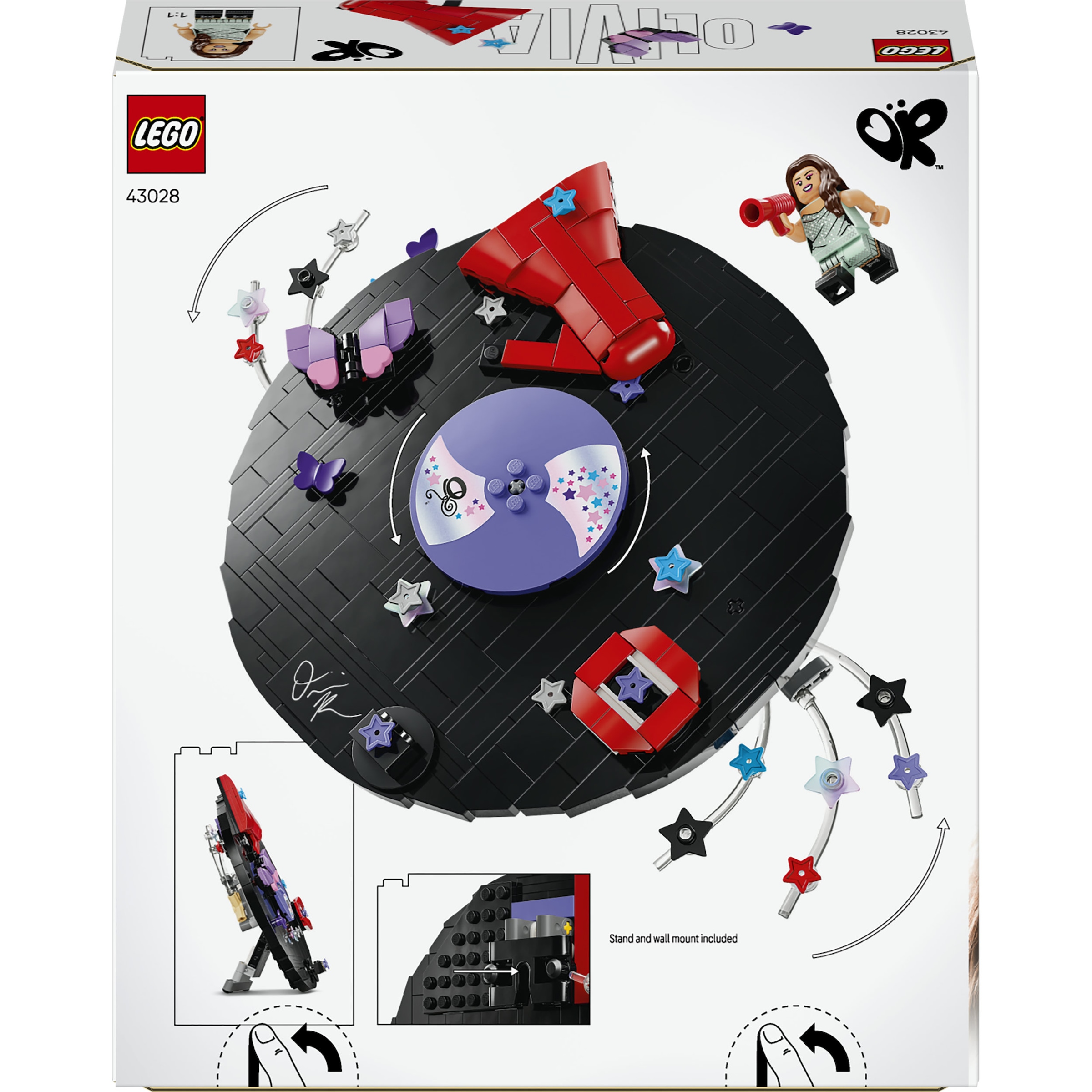 LEGO® Konstruktionsspielsteine »Olivia Rodrigos Schallplatte (43028), LEGO Editions Music« Made in Europe