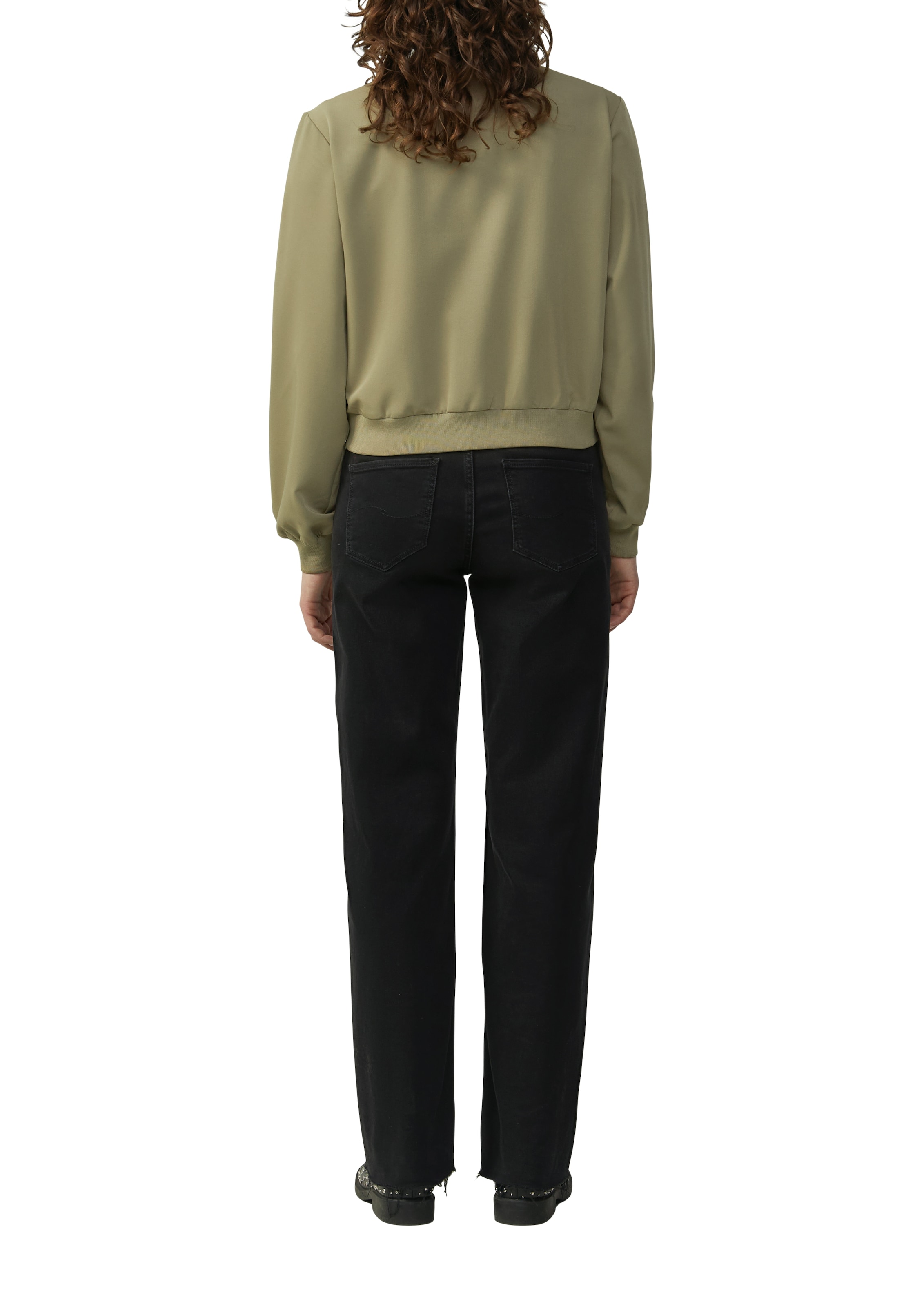QS Blouson, mit Rippbündchen