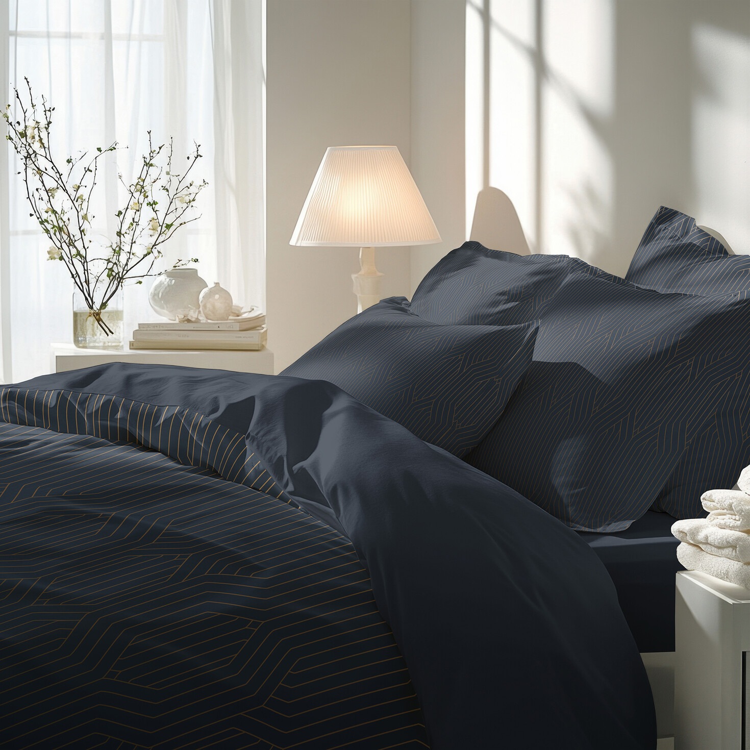 Florella Wendebettwäsche »Copero, Sagenhaft Satin, 100 % Baumwolle« 2 Stk. tlg.