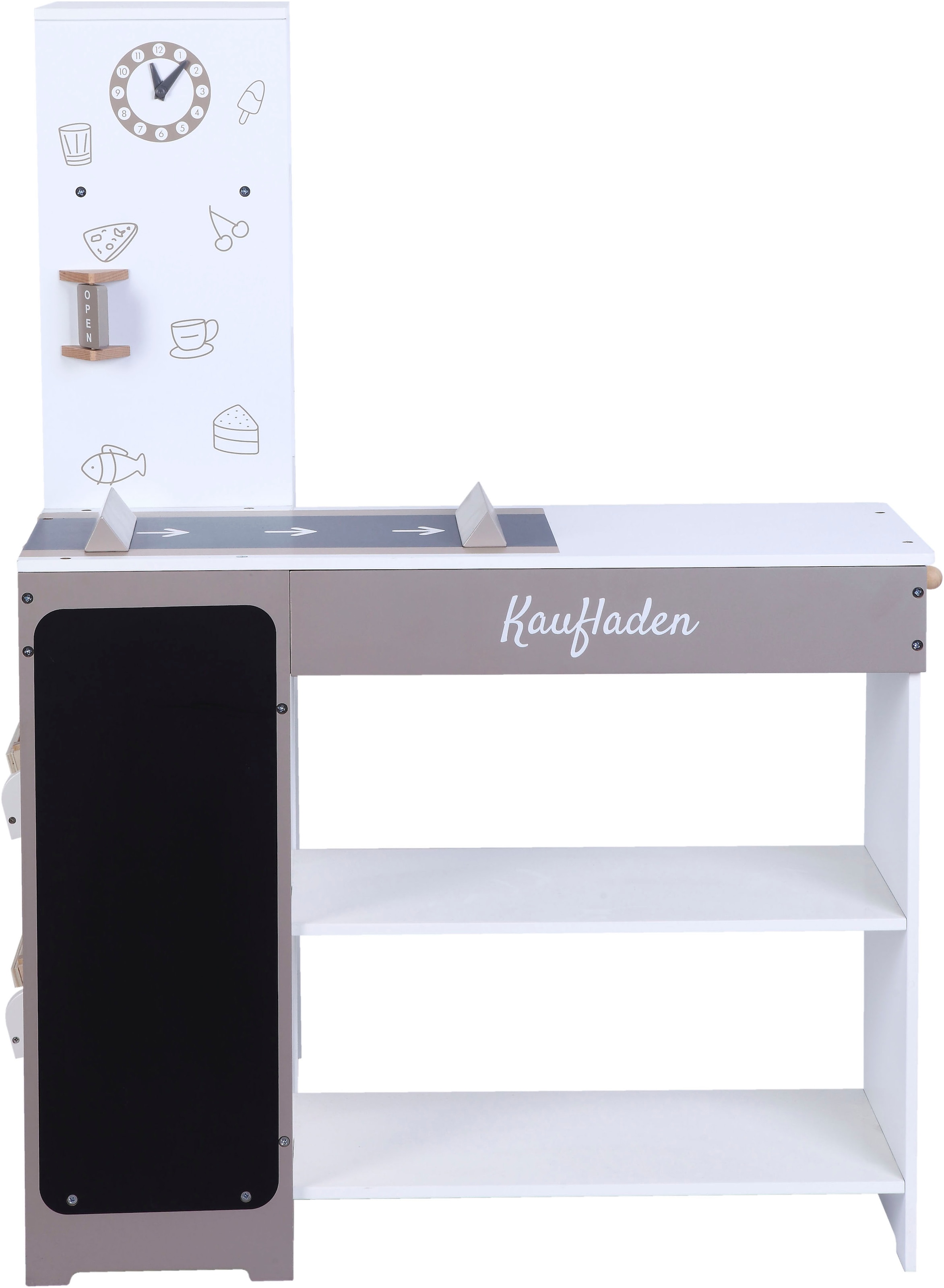 Tanner Kaufladen »Supermarkt aus Holz« inkl. Markenminiatur-Faltschachteln; FSC® - schützt Wald