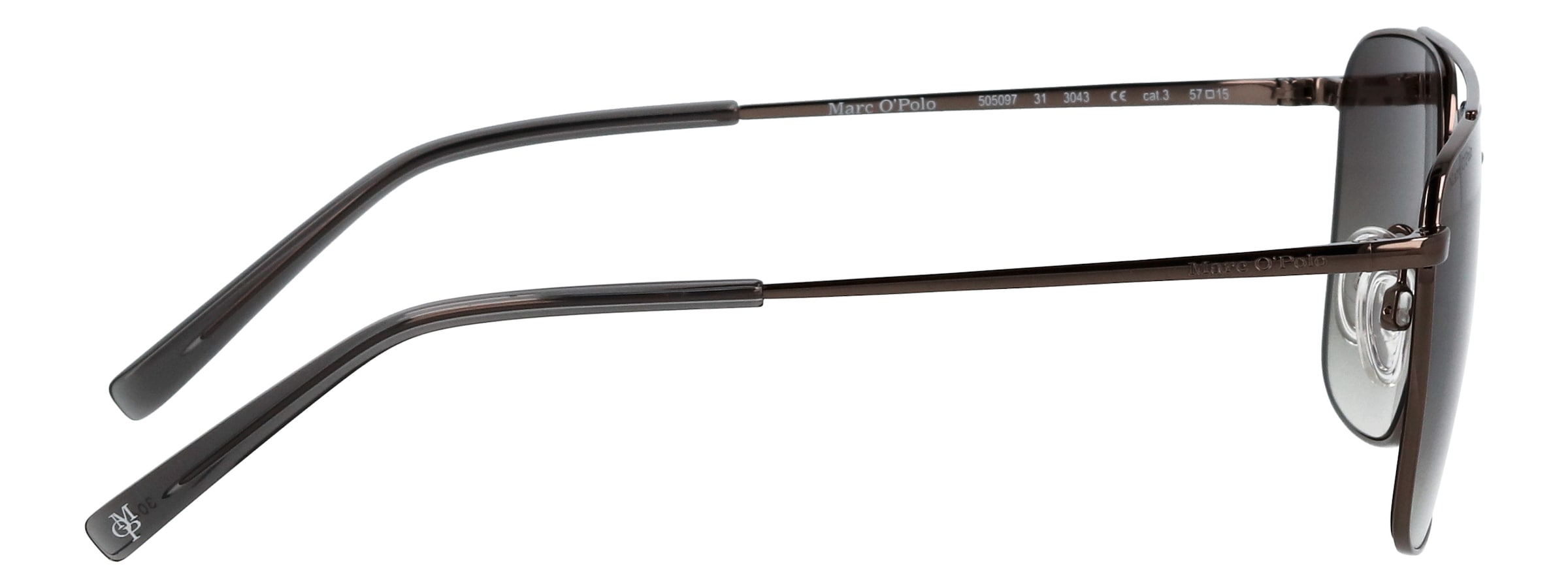 Marc O'Polo Sonnenbrille »505097«, Form Karree/Eckig, Logoschriftzug auf Bügel und Glas, Polyamid UV 400