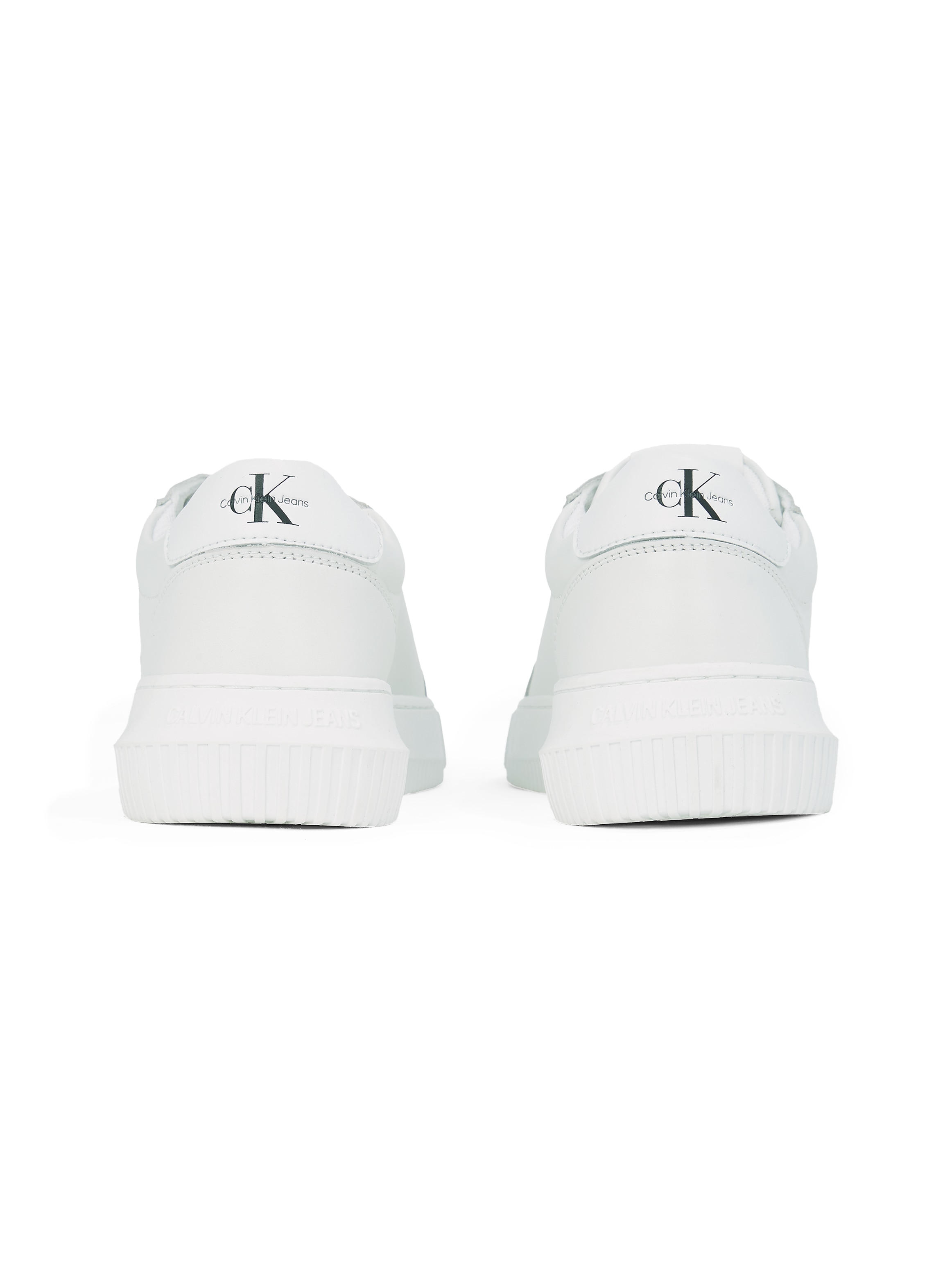 Calvin Klein Jeans Plateausneaker »CHUNKY CUPSOLE MONO LTH WN«, Freizeitschuh, Halbschuh, Schnürschuh mit CK-Schriftzug an der Seite