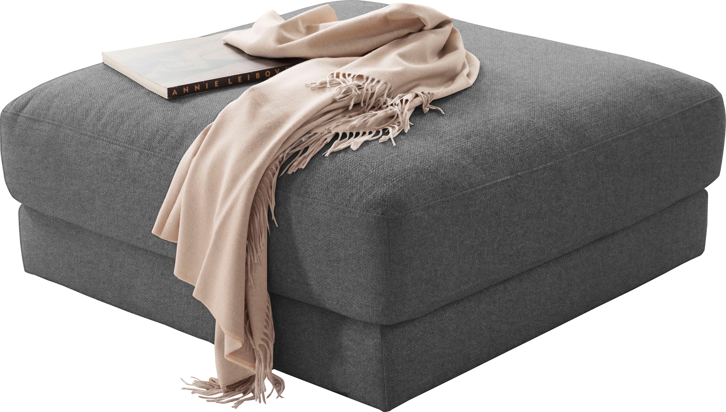 3C Candy Polsterhocker »Enisa II« passend zur Serie "Enisa II", wahlweise mit Flecken-Schutz-Bezug