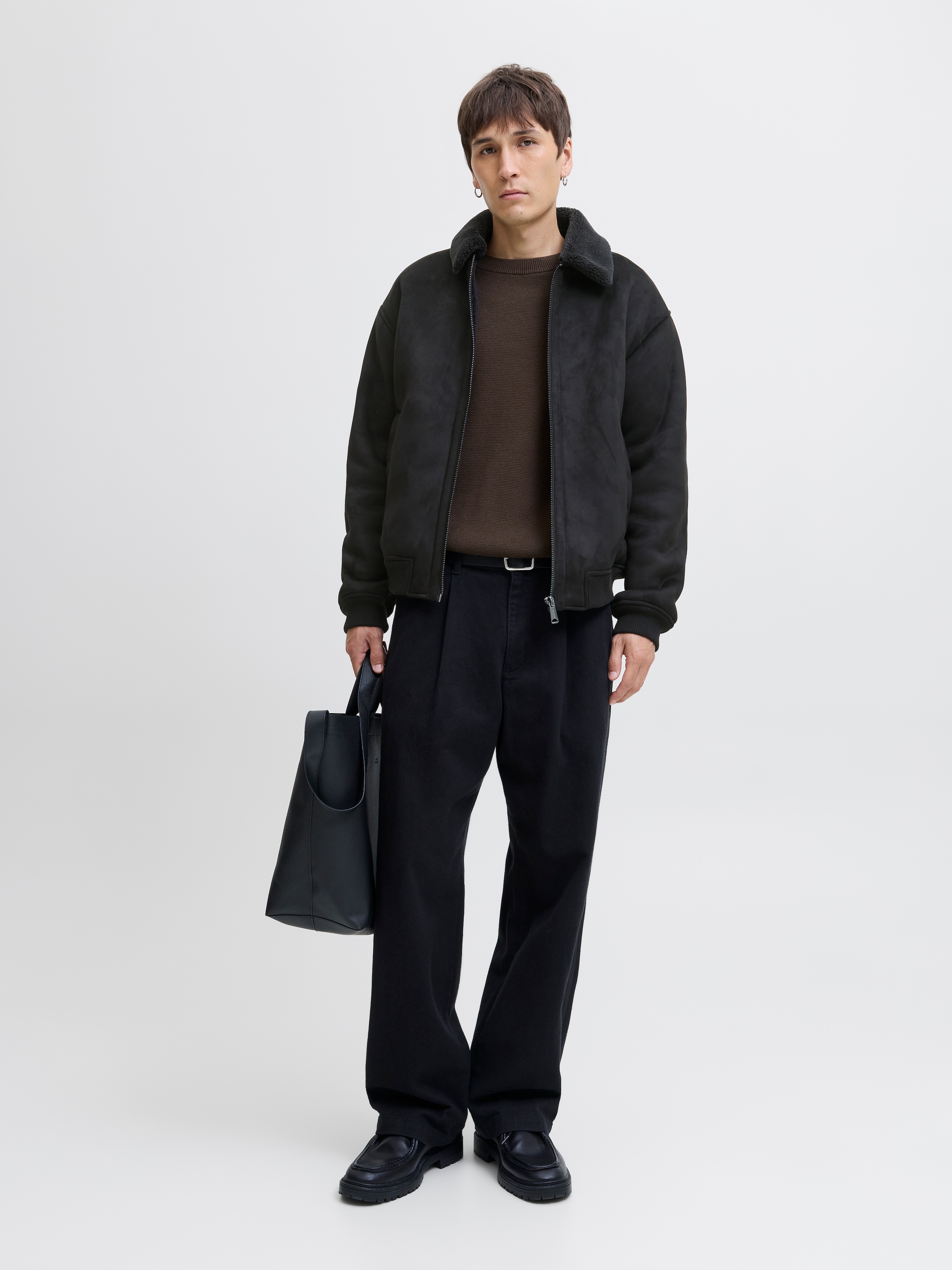 Jack & Jones Bomberjacke »JPRCCLUKE BOMBER JACKET SN«, ohne Kapuze