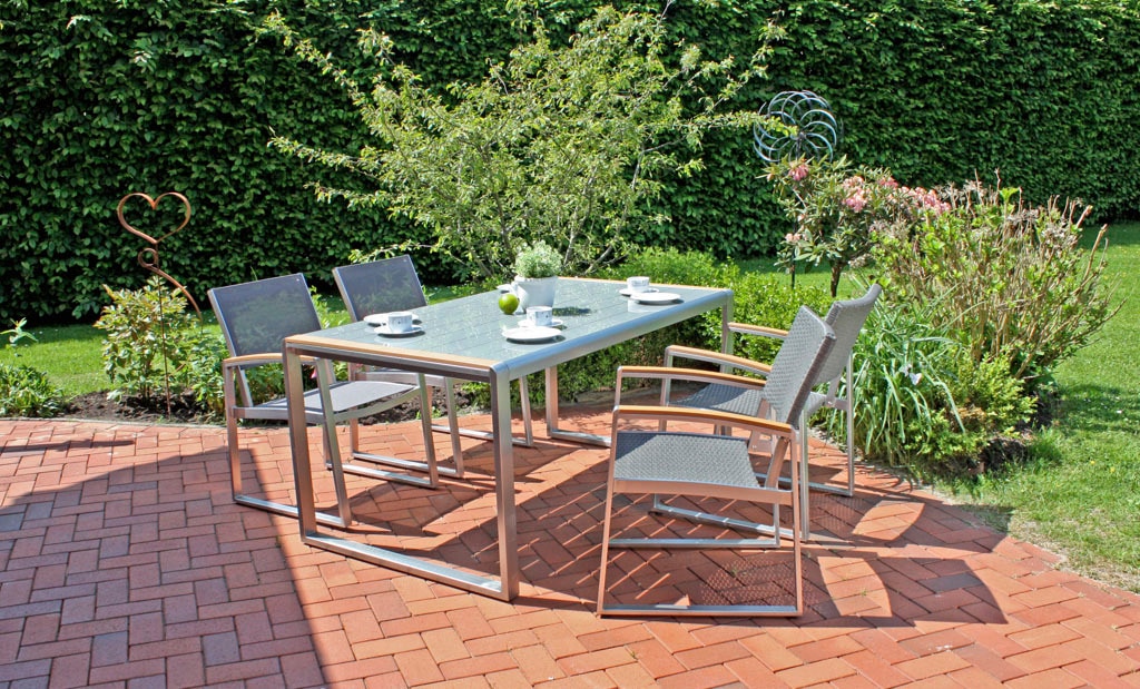 Garten-Essgruppe »AVA«, (7 tlg.), robustes Tischdesign