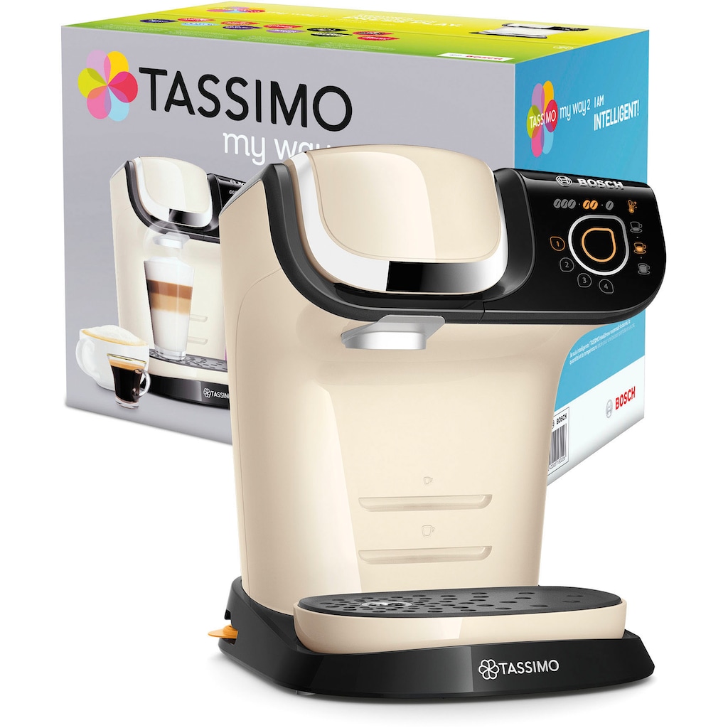 TASSIMO Kapselmaschine »My Way 2 TAS6507, Personalisierung, über 70 Getränke«, mit Wasserfilter, inkl. 2 Gläser »by WMF« im Wert von 9,99 € UVP