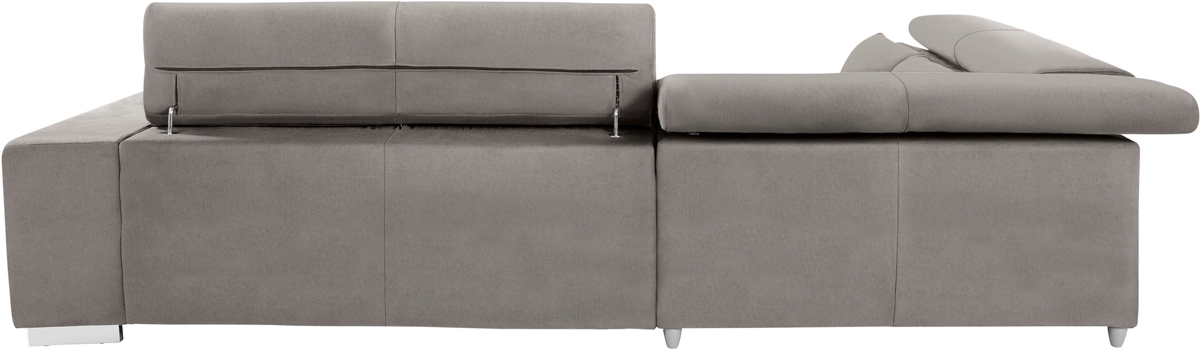 COTTA Ecksofa »Orion L-Form, B: 310 cm« Kopfteilverstellung & 5 Nierenkissen