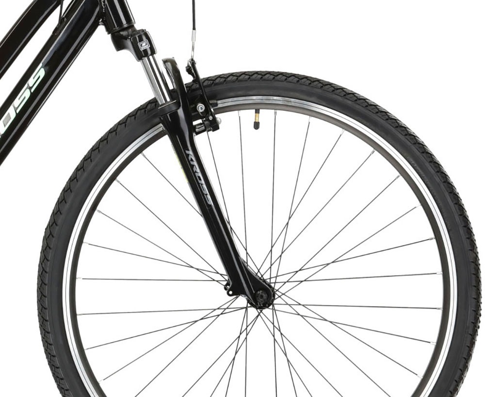 Kross Crossrad »KROSS Crossbike Evado 2.0 28" schwarz 21 Gänge«, 21 Gang, Shimano, Tourney Schaltwerk, Kettenschaltung