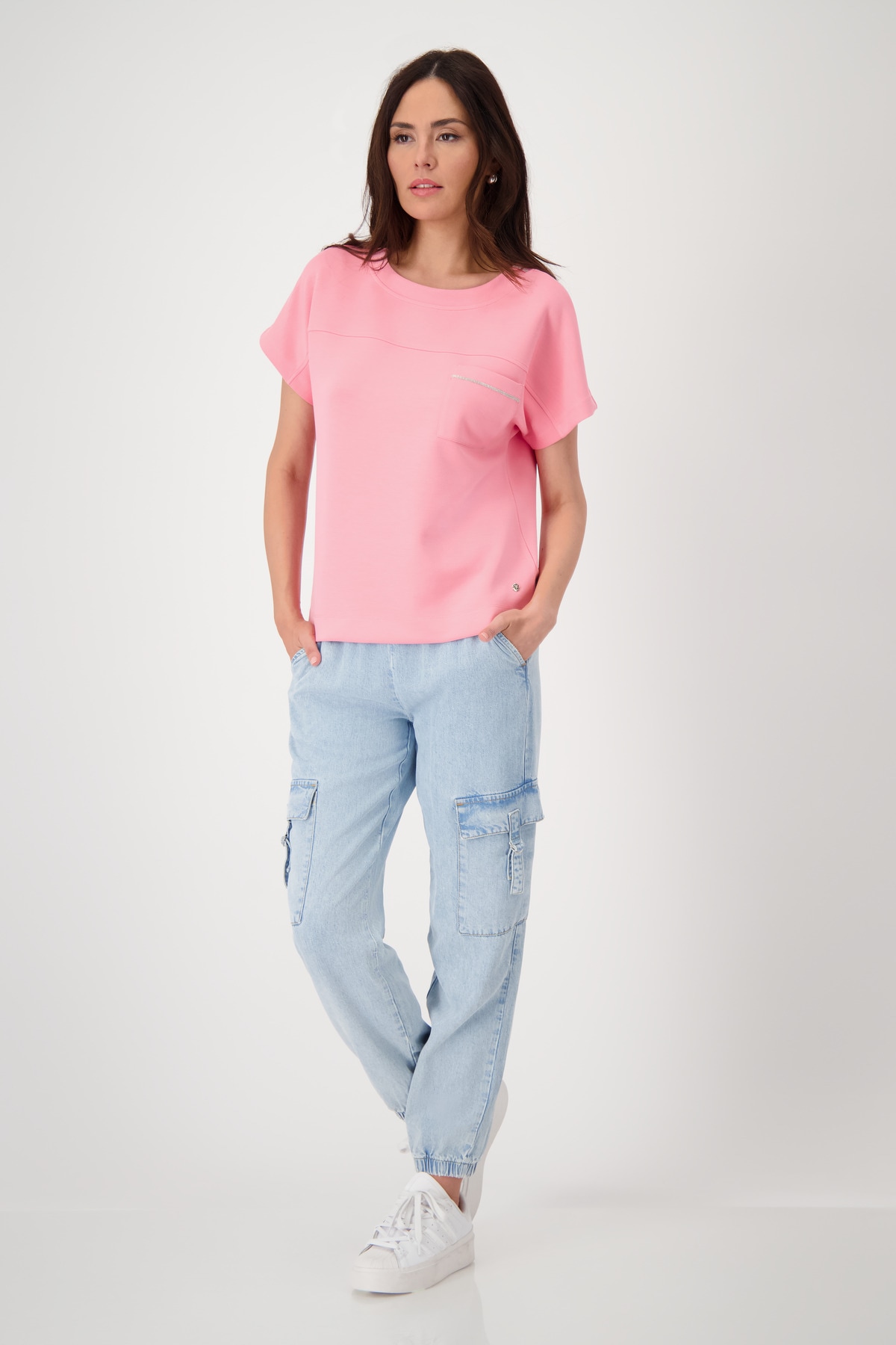 Monari Sweatshirt, mit Glitzertasche