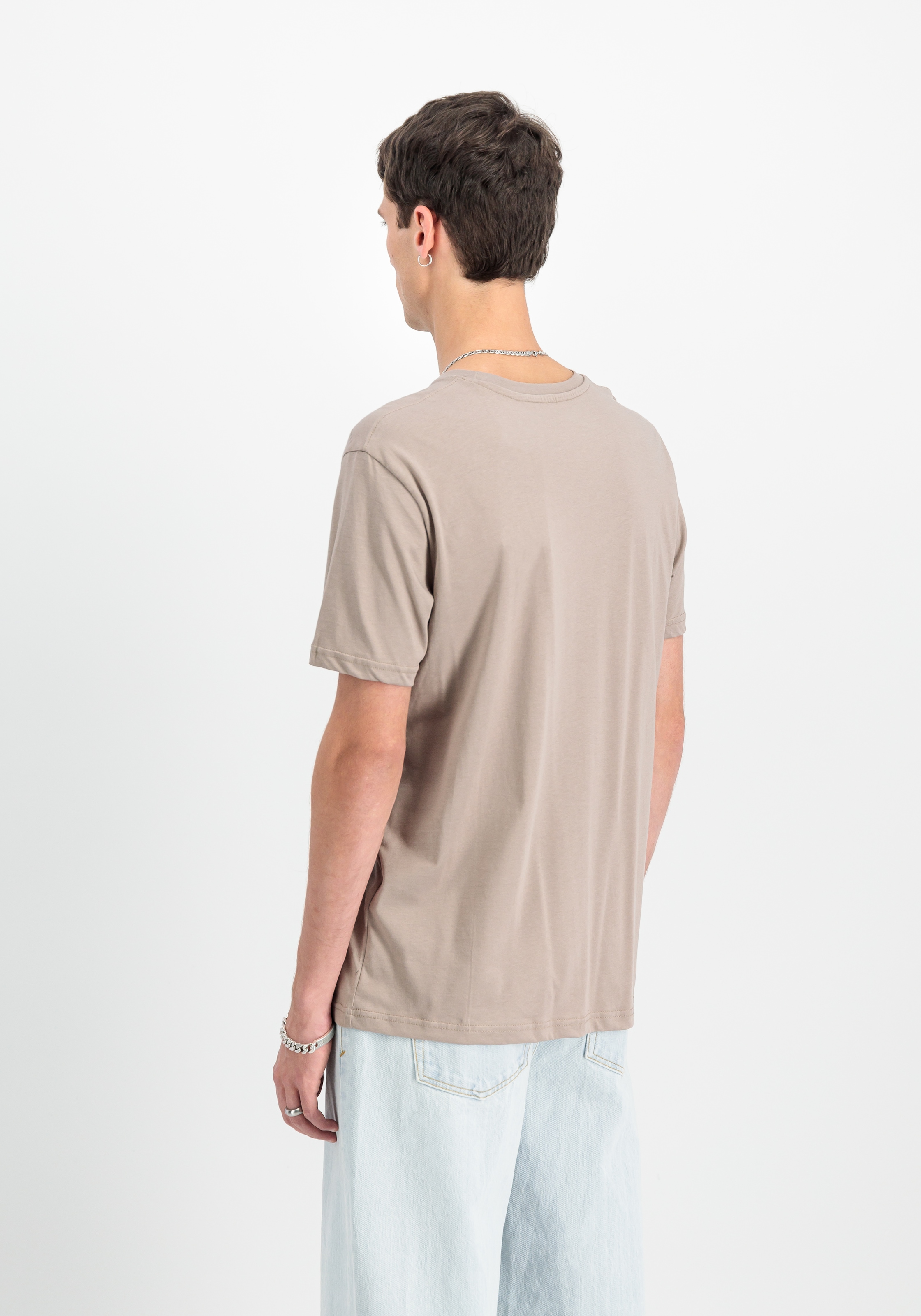 Alpha Industries Rundhalsshirt »BASIC T SMALL LOGO« Baumwolle, regular fit