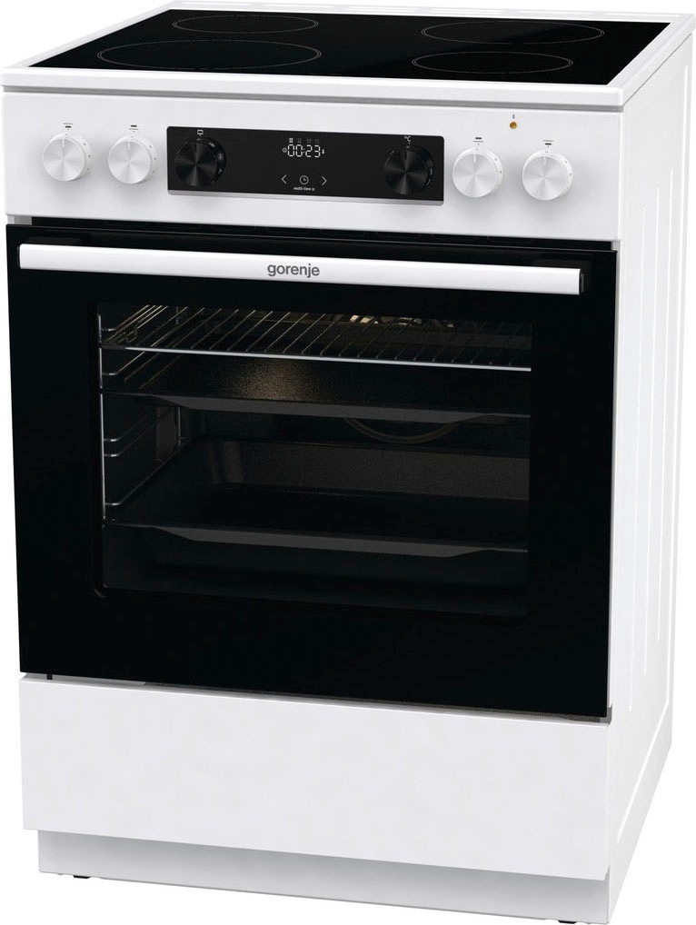 GORENJE Elektro-Standherd »GEC6C40WD«, Aqua Clean