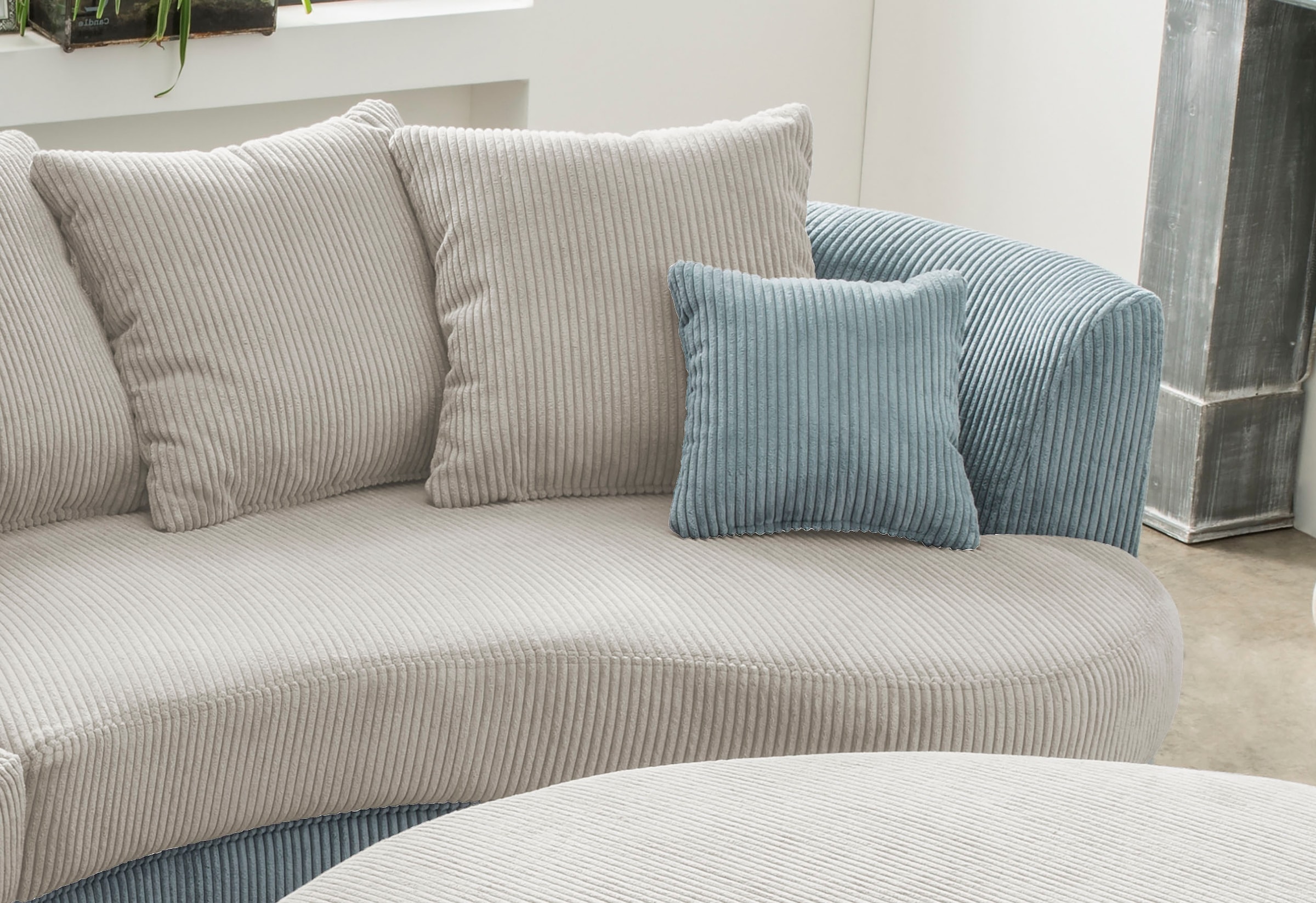 INOSIGN Ecksofa »Limoncello organische Formensprache, L-Form«, ergonomische Form