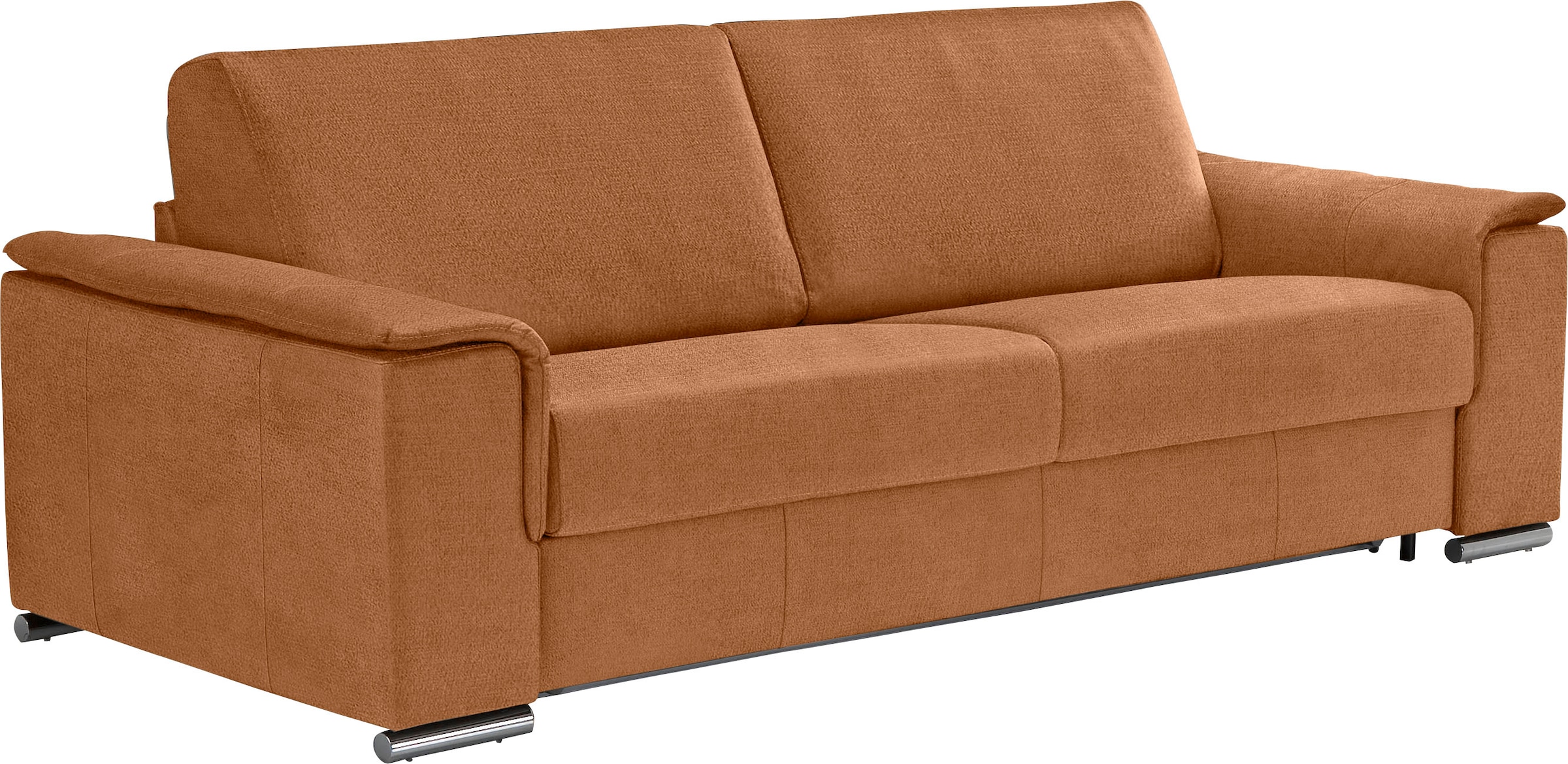Egoitaliano Schlafsofa »Cecilia, modern & elegant, erstklassiger Sitzkomfort, Dauerschläfer« inkl. Matratze und hochwertigem Metallbettrahmen, toller Schlafkomfort