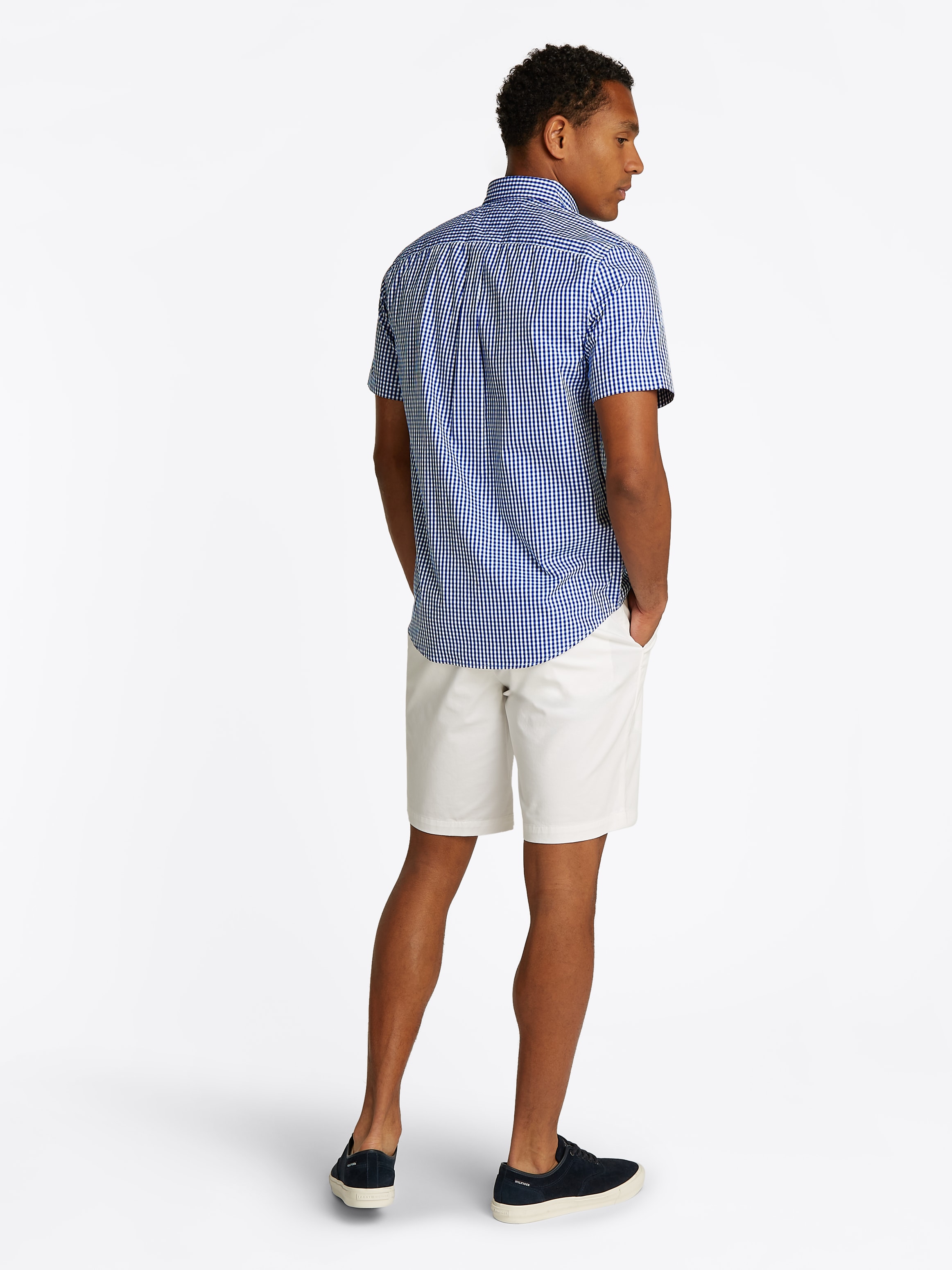 Tommy Hilfiger Kurzarmhemd »FLEX POPLIN CHECK SS RF SHIRT«