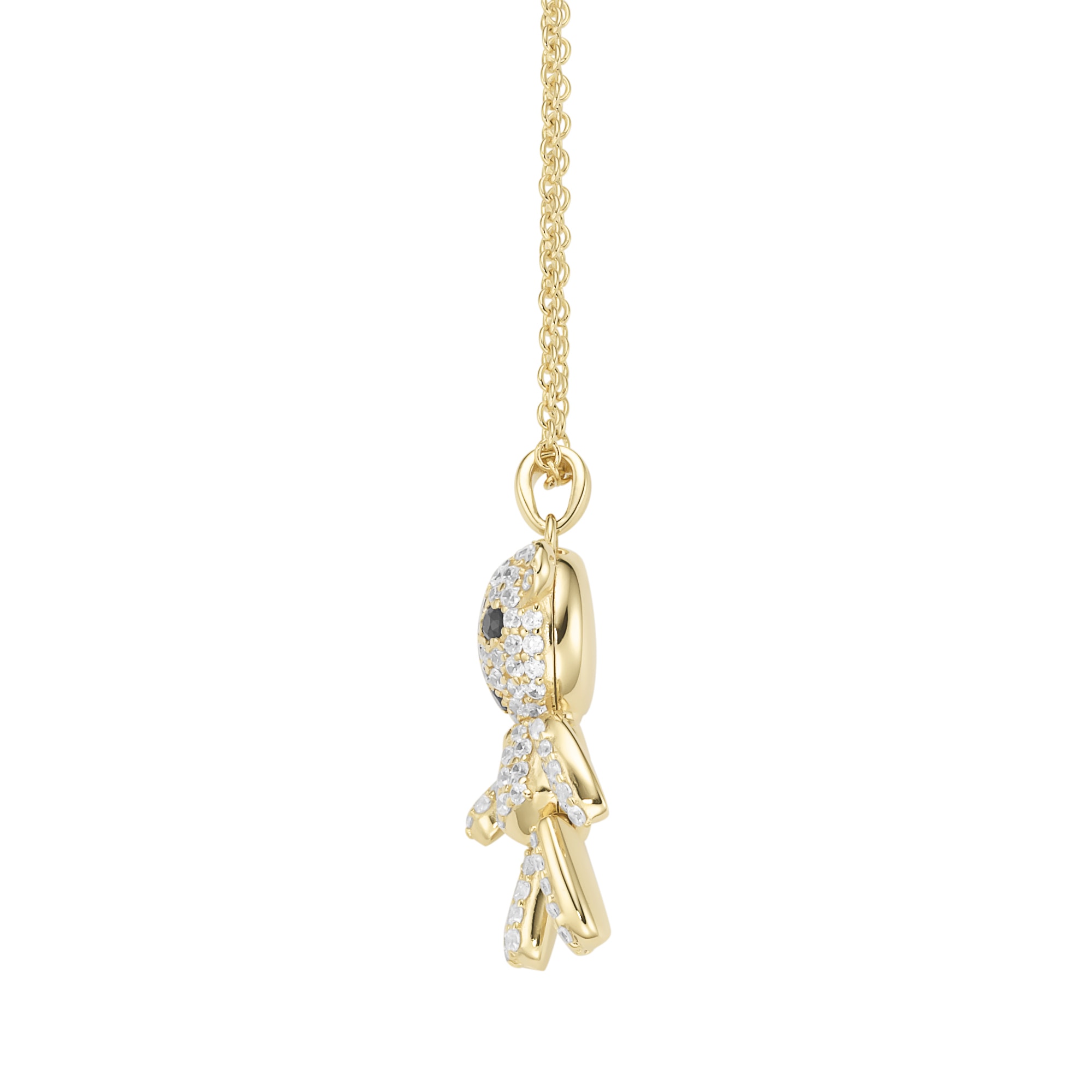GIORGIO MARTELLO MILANO Kette mit Anhänger »Kette Anhänger Bär mit Zirkonia, Silber 925«
