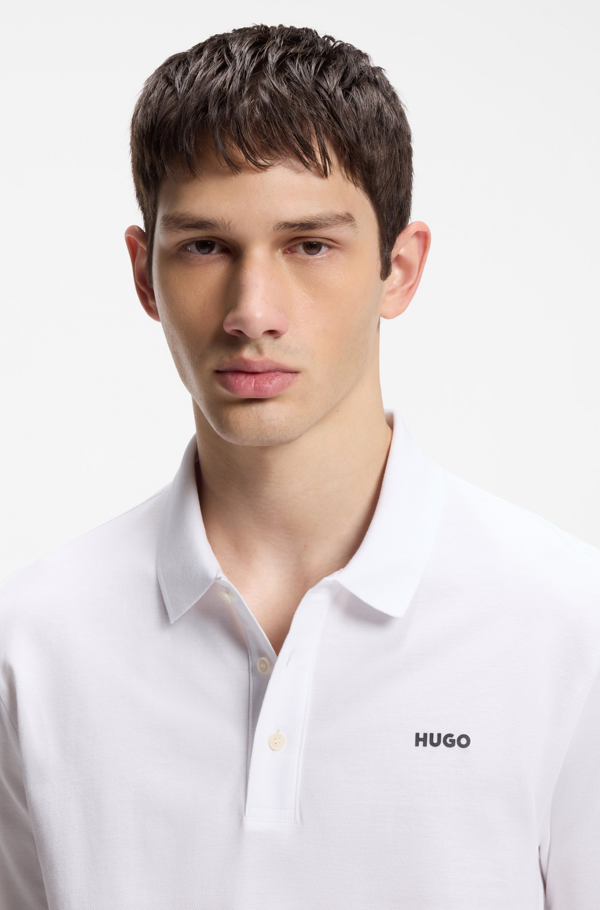 HUGO Poloshirt »Donos« Regular Fit, Baumwoll-Piqué
