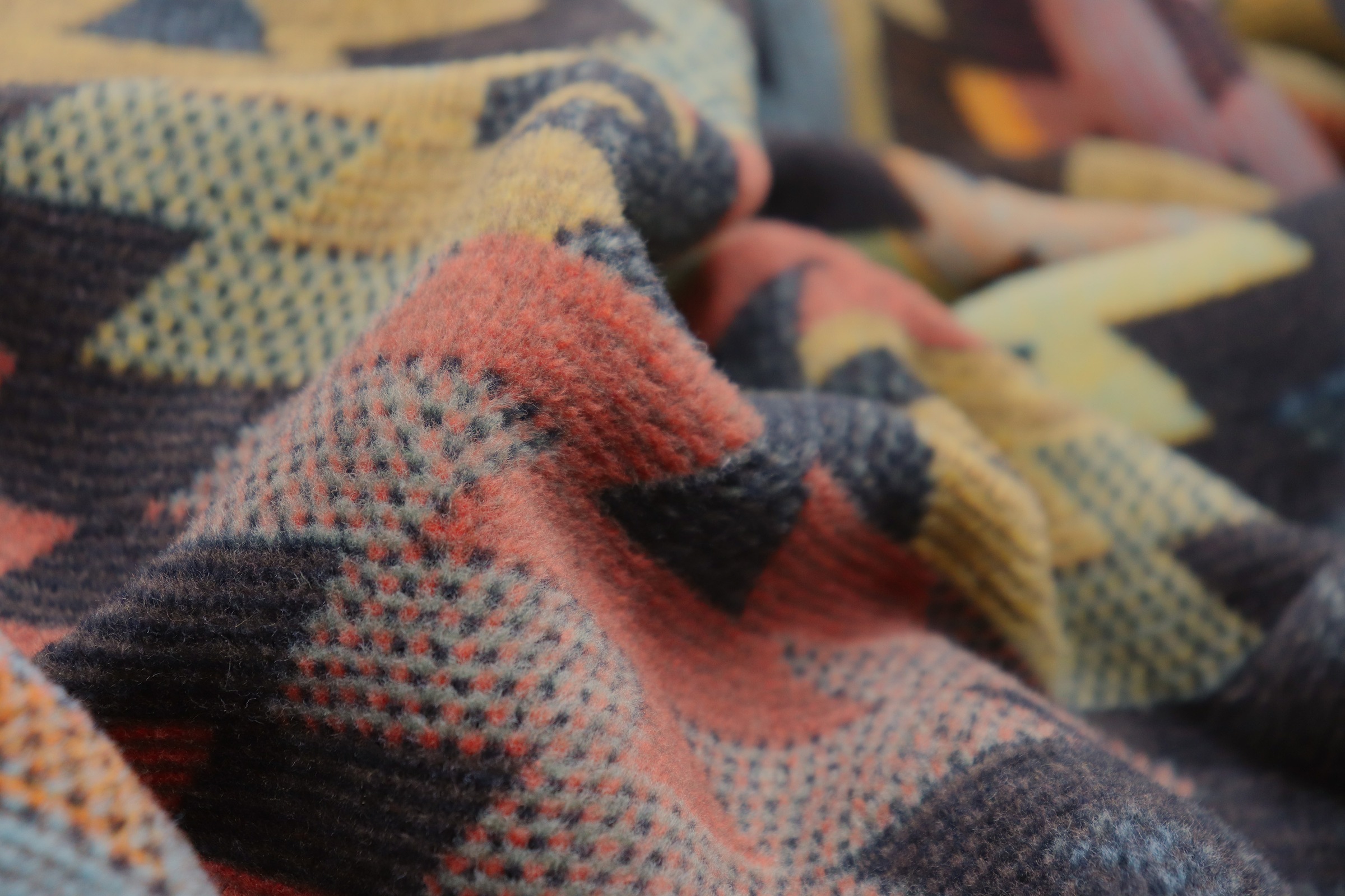 Biederlack Wohndecke »Nomad« mit geketteltem Zierstich, Kuscheldecke