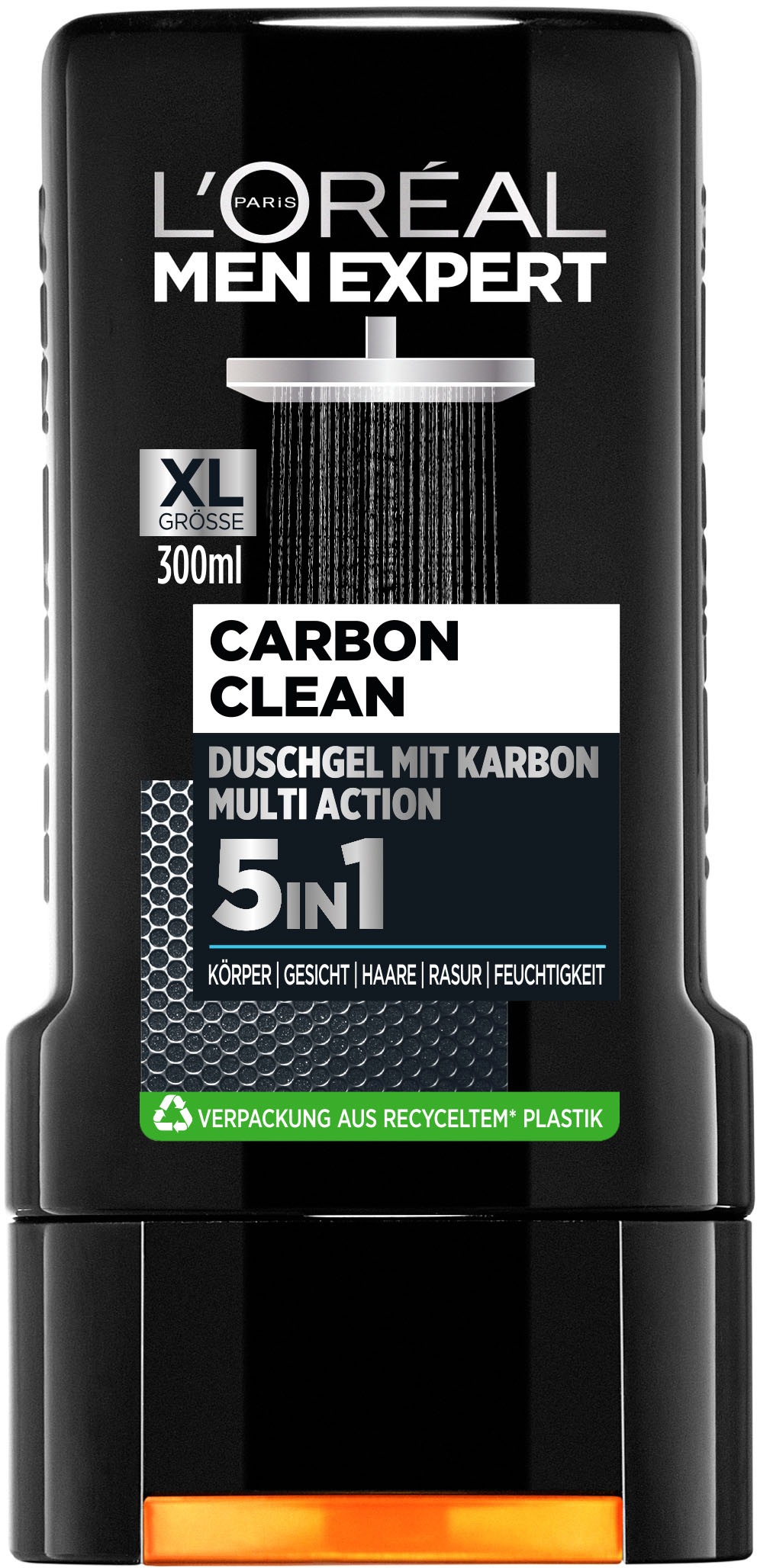 L'ORÉAL PARIS MEN EXPERT Duschgel »Pure Carbon XL«, (Packung, 6 tlg.)