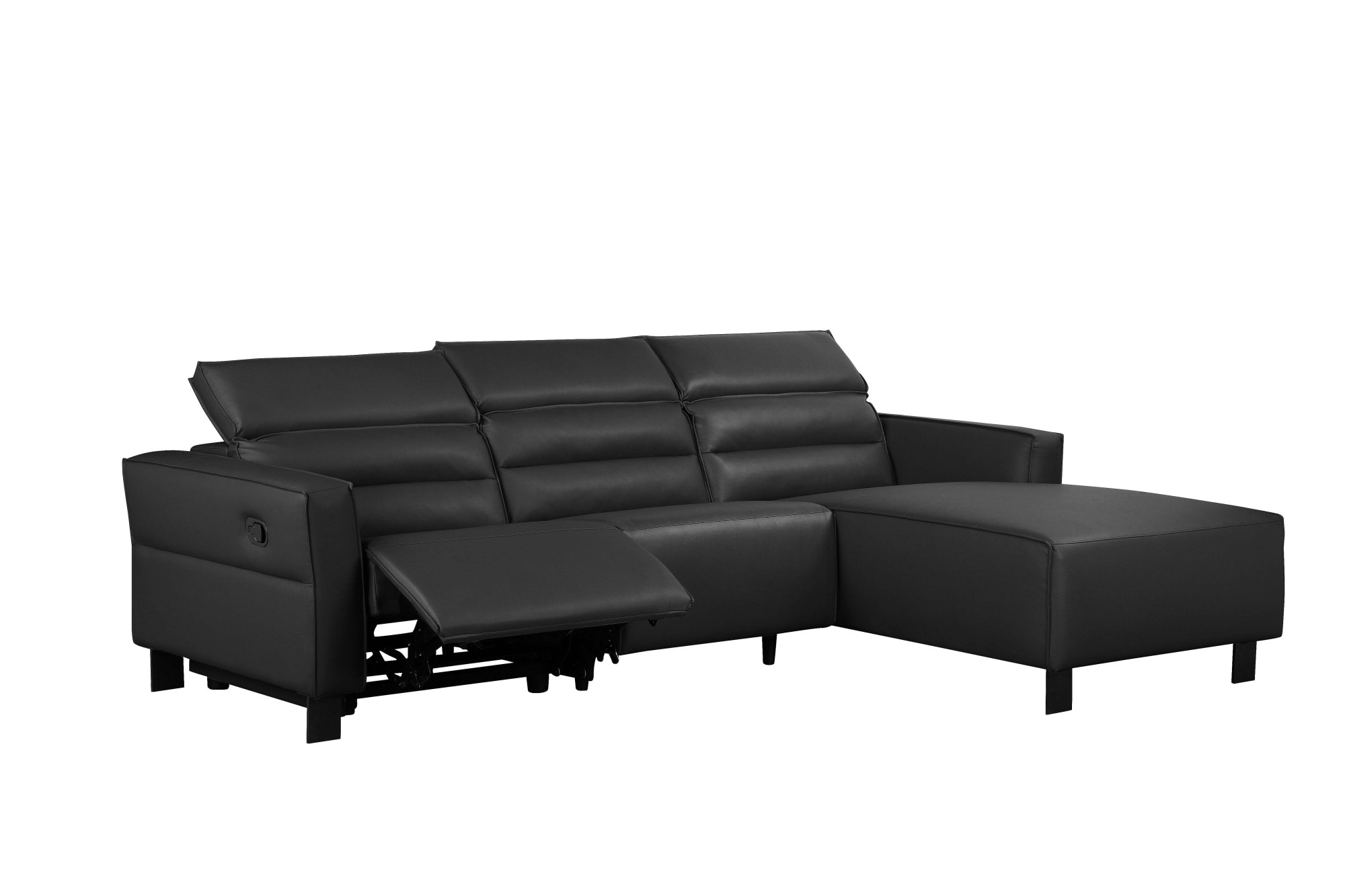 Places of Style Ecksofa »Carpari, L-Form, 263 cm, manuelle o. elektrische Relaxfunktion,«, USB A/C und Kopfteilverstellung