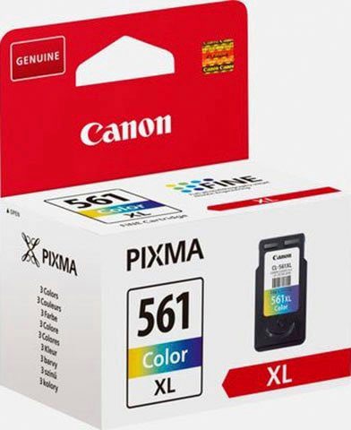 Canon Tintenpatrone »CL-561XL«, (Packung), original Druckerpatrone 561 cyan/magenta/gelb XL