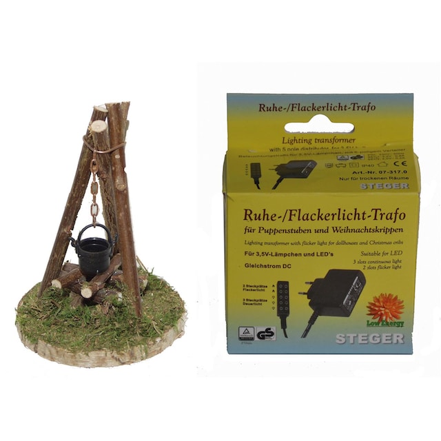 Krippen-Zubehör 2 bestellen Weihnachtsdeko«, Kolbe Alfred Beleuchtung und Online mit OTTO Shop Flacker-Ruhelicht, St.) (Set, »Lagerfeuer im