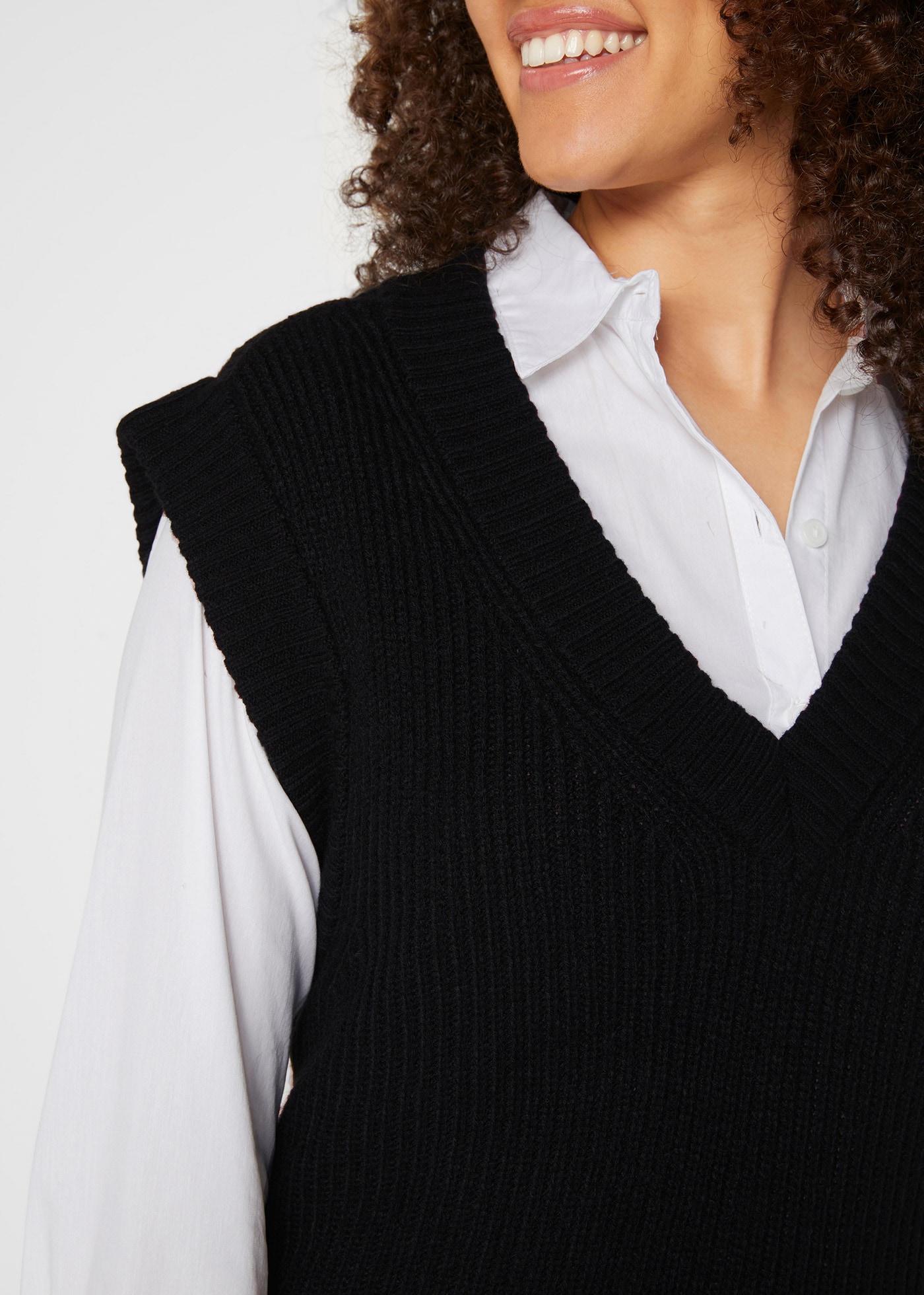 bonprix Pullunder »Pullunder« mit V-Ausschnitt