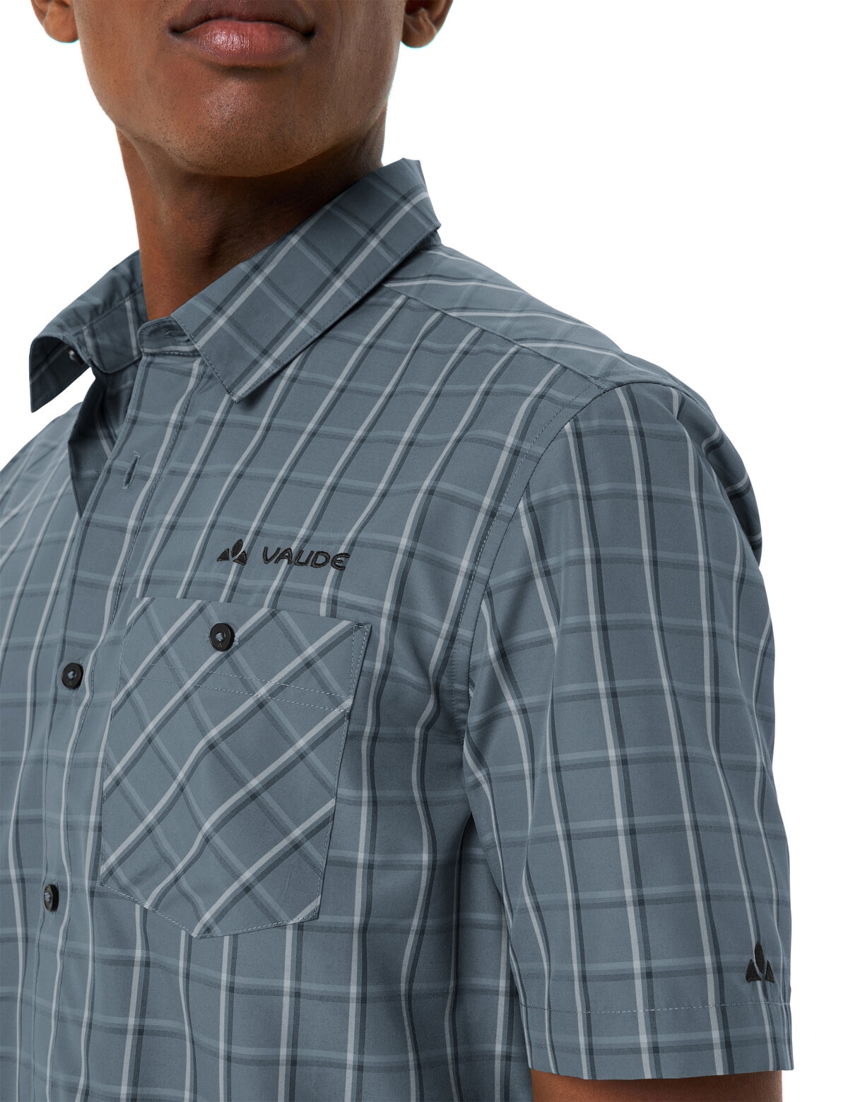 VAUDE Kurzarmhemd »MEN'S ALBSTEIG SHIRT III« Kurzarm, aus Lyocell und Polyester, mit Knopfleiste