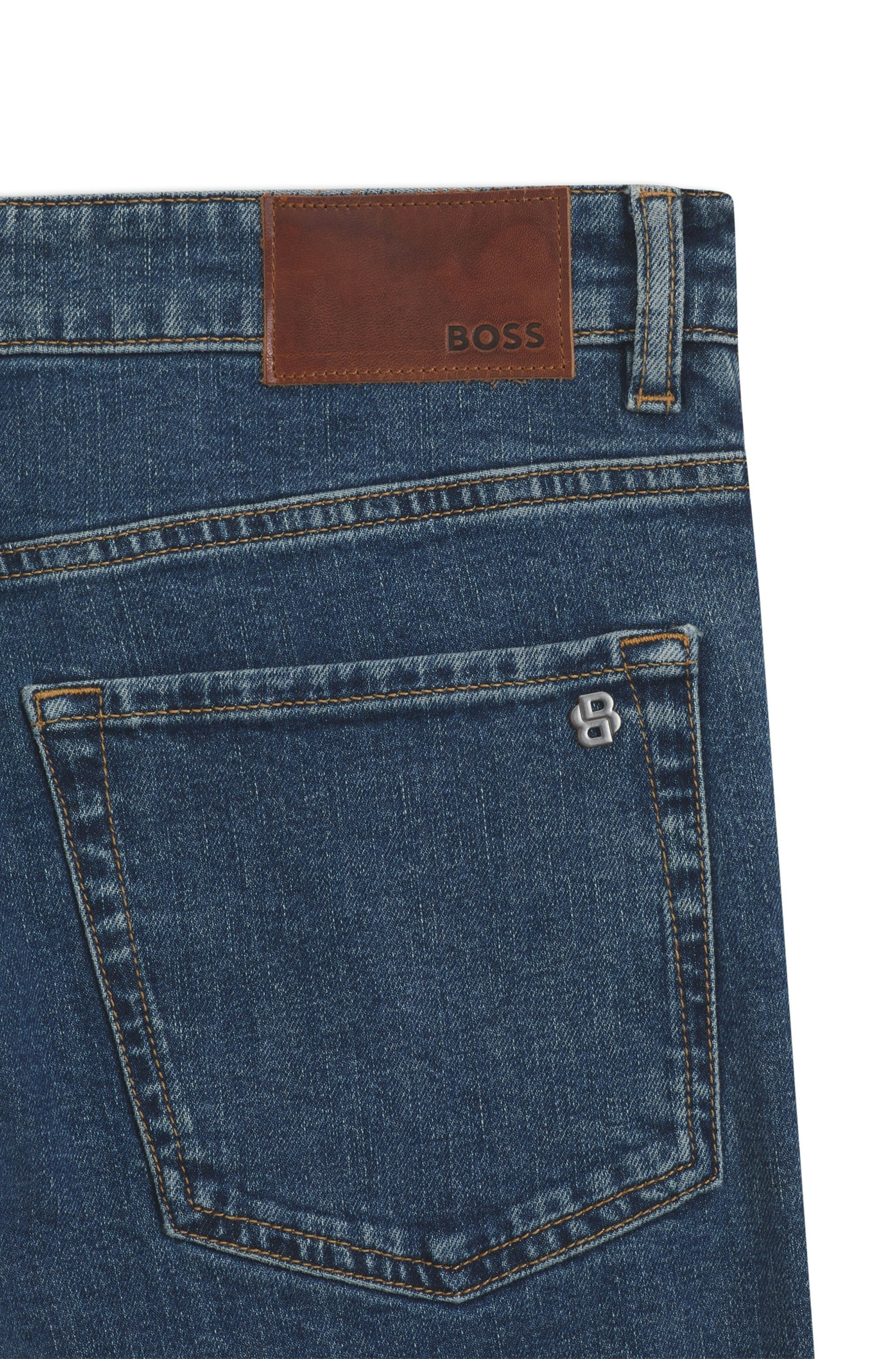 BOSS ORANGE Tapered-fit-Jeans »Onyx Comfor Fit Denim« Regular Tapered Fit, Stretch-Denim, Mittlere Bundhöhe