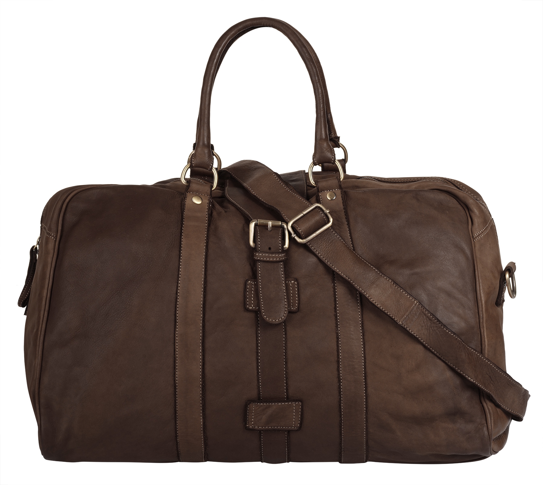 forty° Reisetasche, echt Leder, Made in Italy