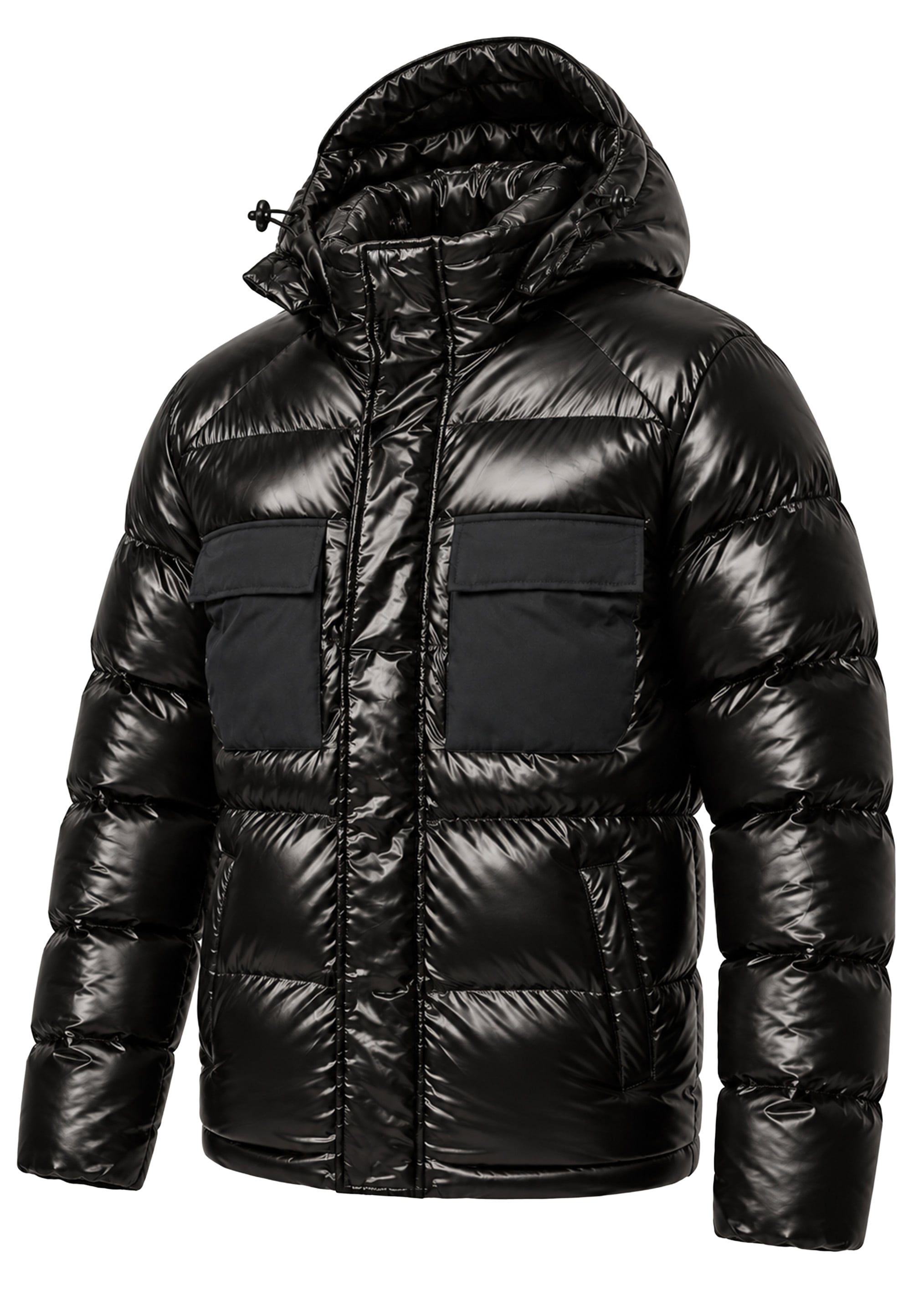 SOULSTAR Steppjacke »Winterjacke mit Kapuze - Pufferjacke für Männer« Abnehmbare Kapuze Herren Outdoor Jacke für den Winter mit abnehmbarer Kapuze