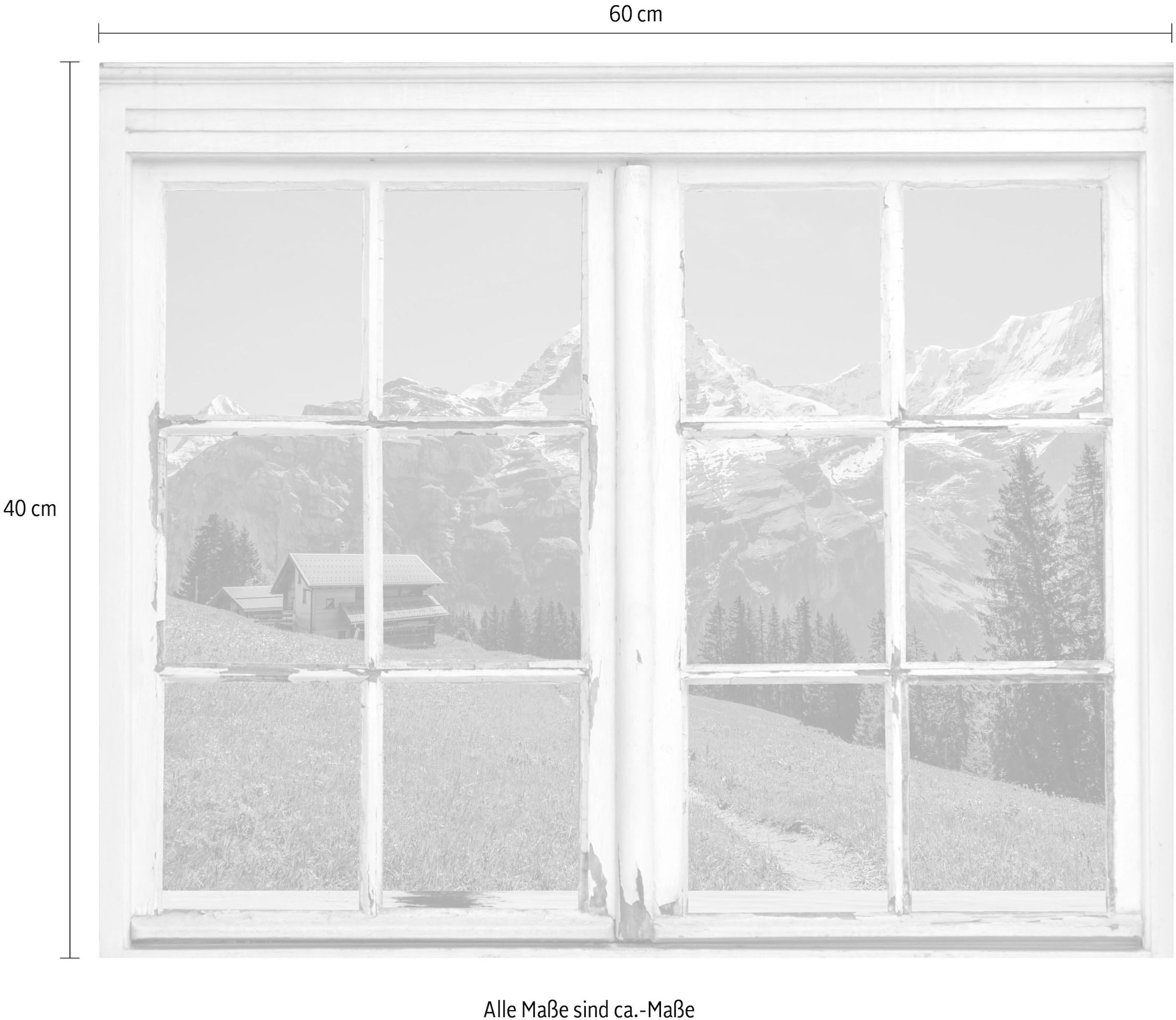 queence Wandsticker »Hütte in den Bergen« kaufen im OTTO Online Shop
