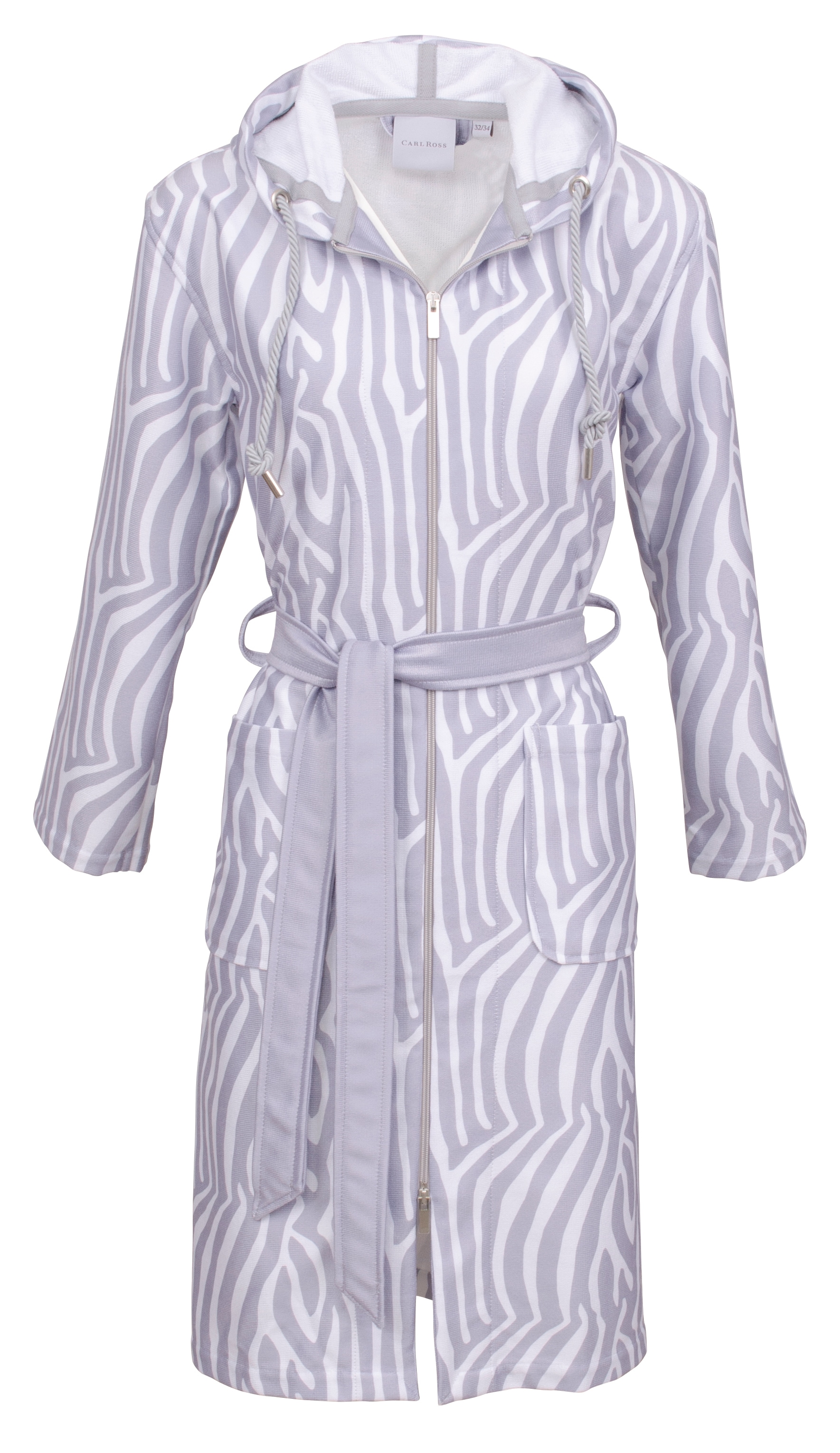 Carl Ross Damenbademantel »wash&wear« 1 Stk. RV-Kapuze