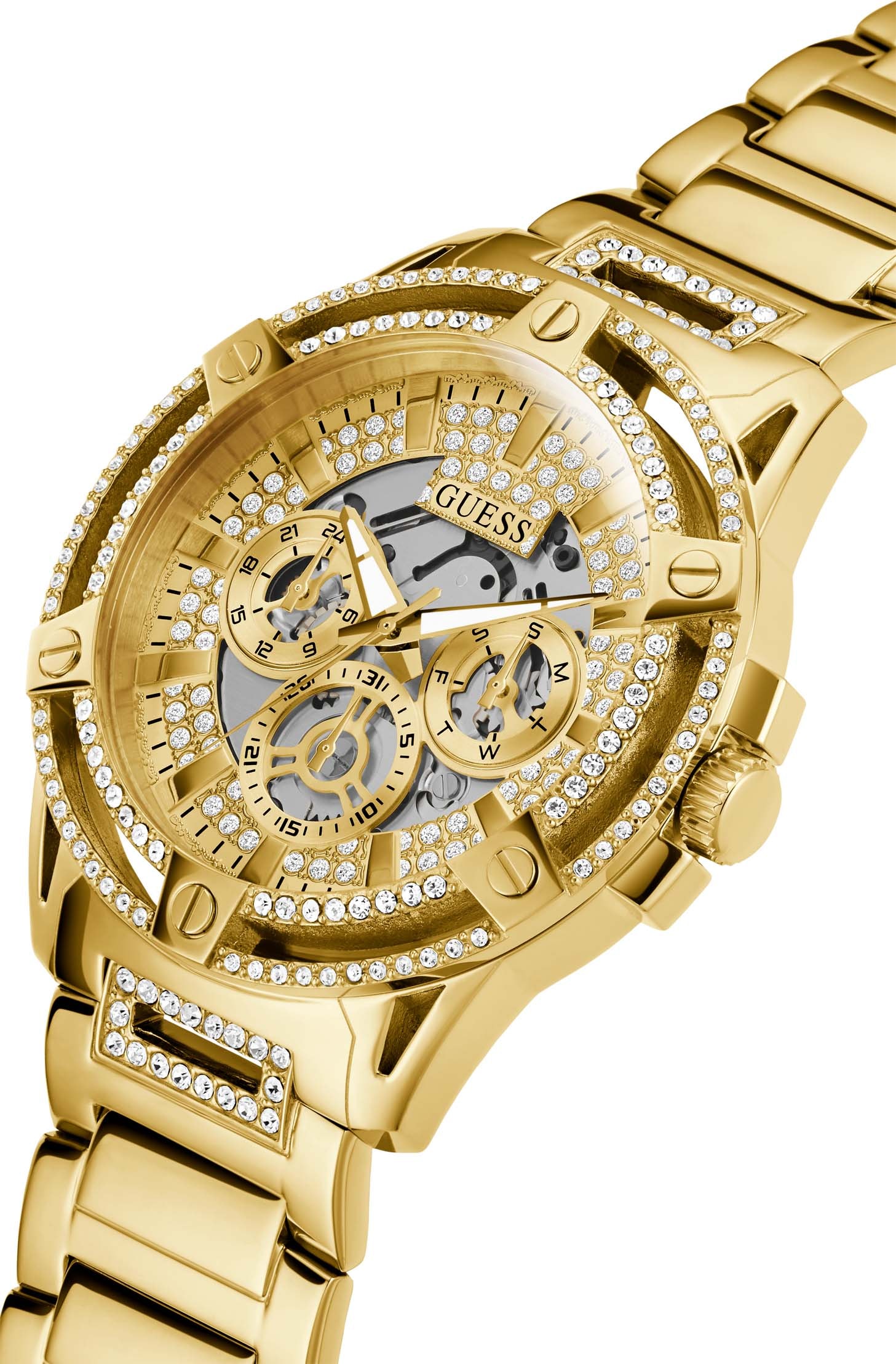 Guess Multifunktionsuhr »GW0497G2«, Armbanduhr, Quarzuhr, Herrenuhr