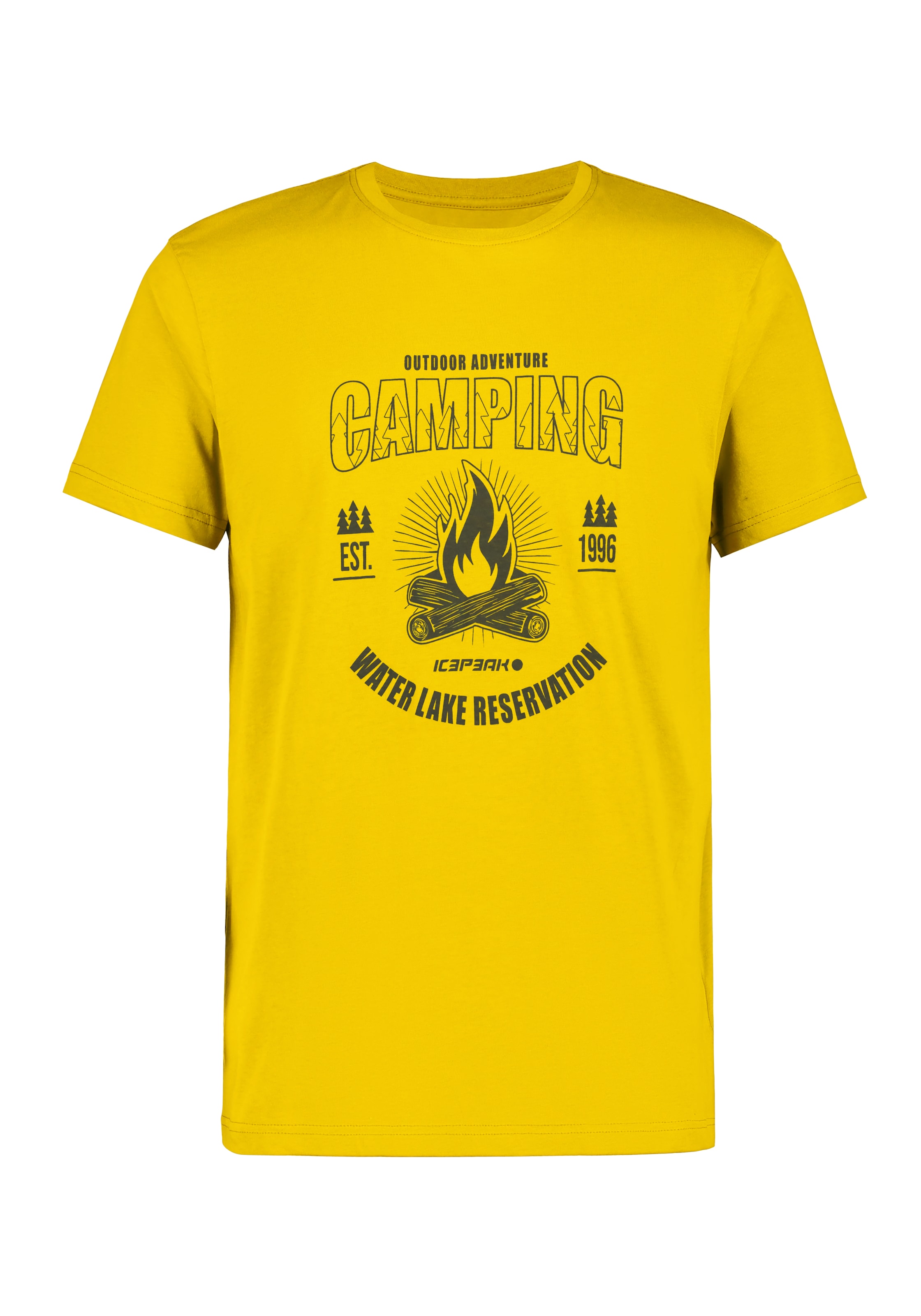 Icepeak T-Shirt »MOSBACH« mit Print, aus Baumwolle, klassischer T-Shirt-Schnitt